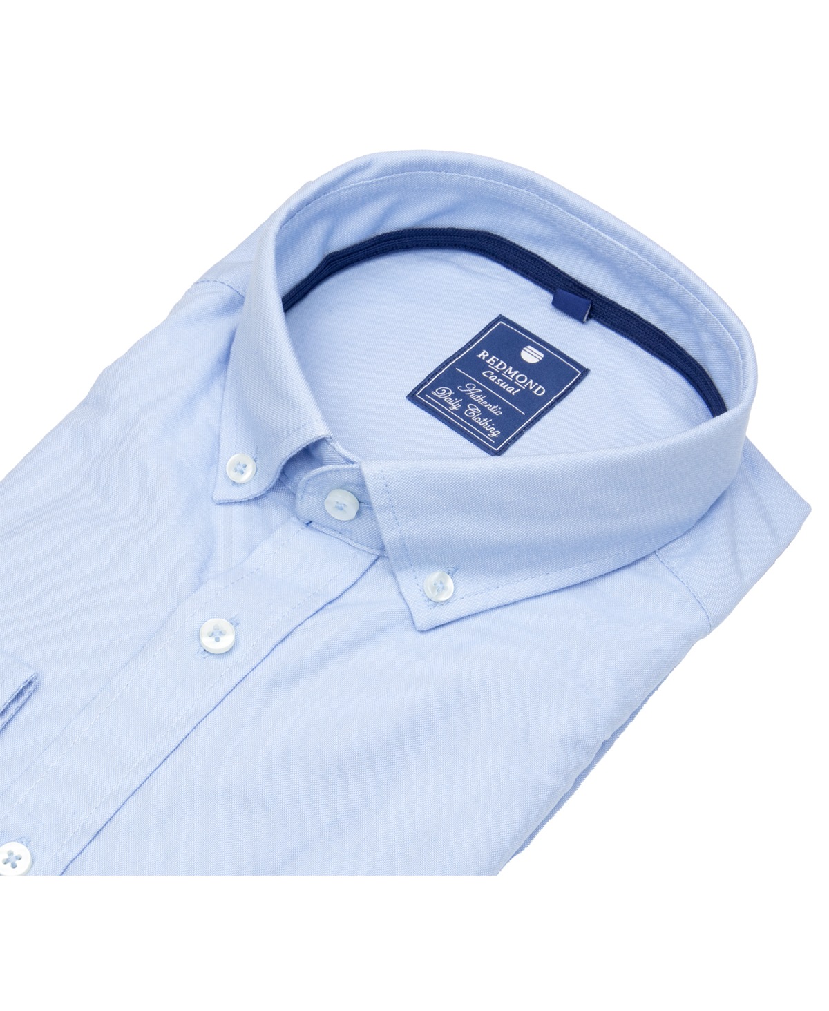 Redmond Hemd - Comfort Fit - Button Down Kragen - Oxford - hellblau - ohne OVP
