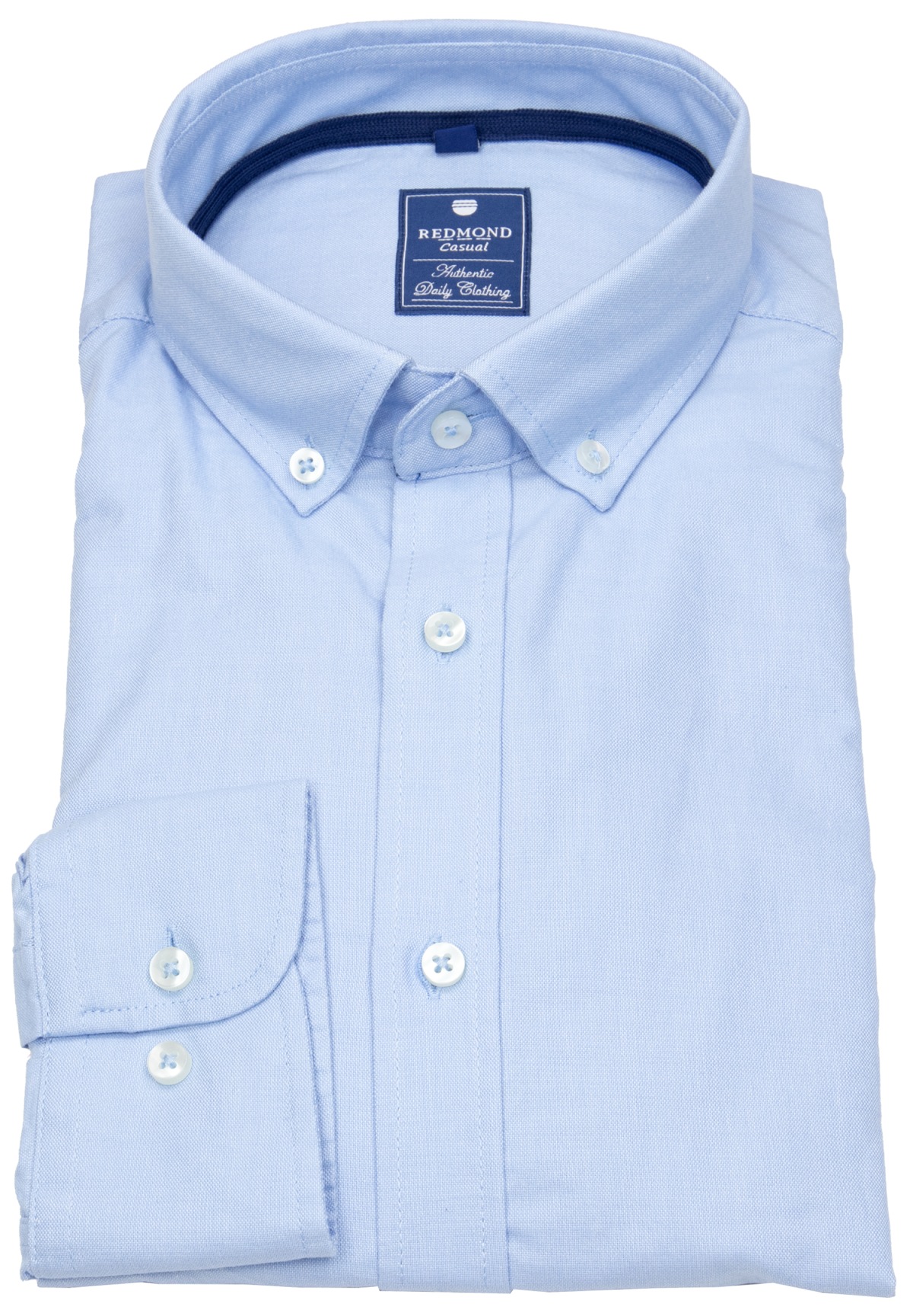Redmond Hemd - Comfort Fit - Button Down Kragen - Oxford - hellblau - ohne OVP