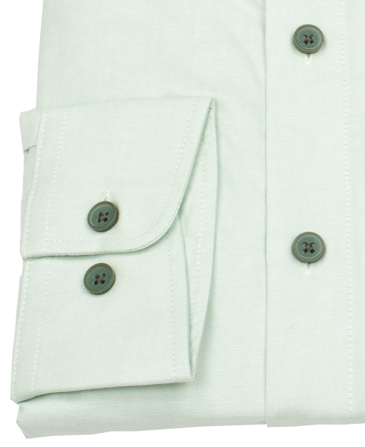 Redmond Hemd - Comfort Fit - Button Down Kragen - Oxford Struktur - grün