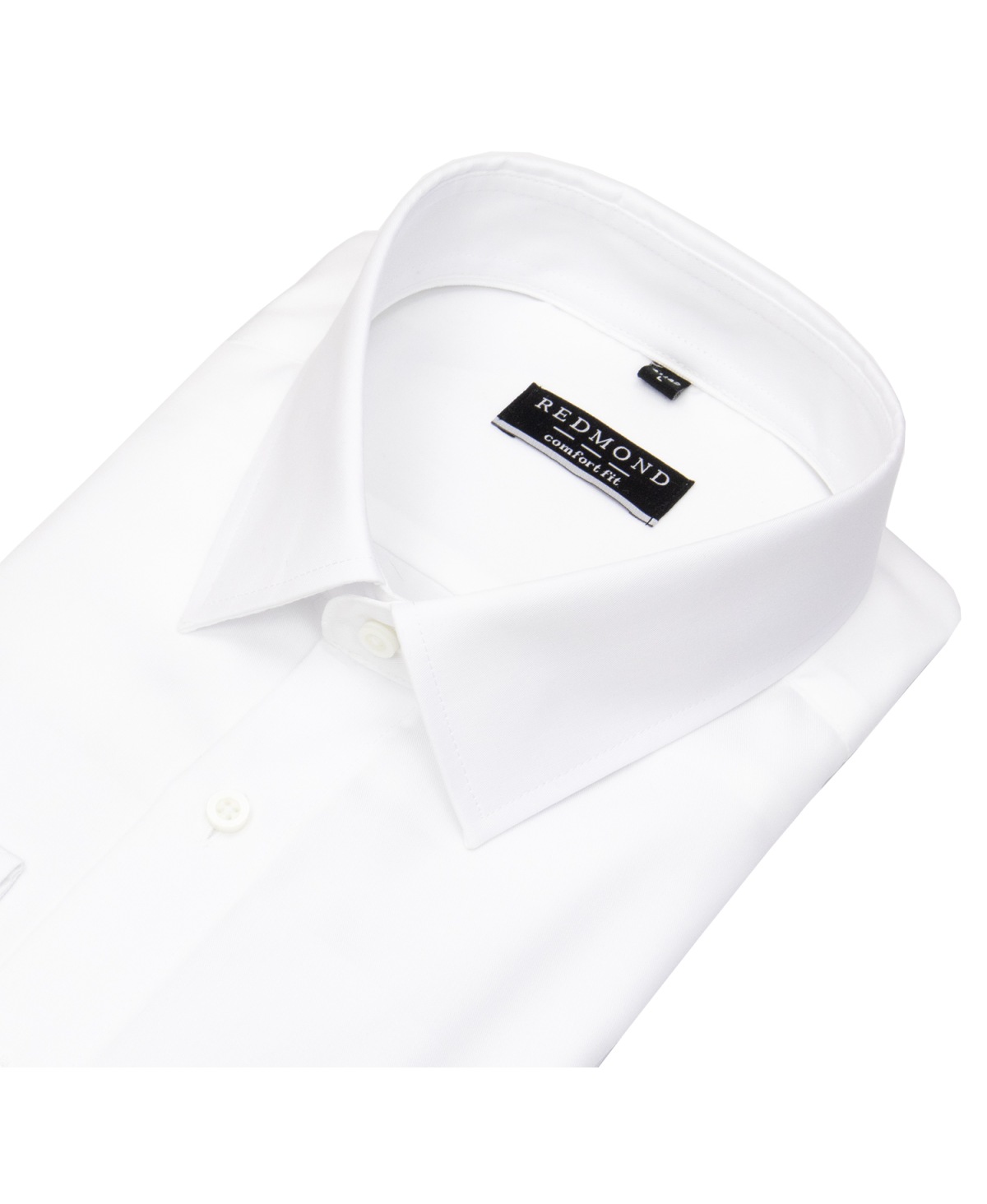 Redmond Hemd - Comfort Fit - Kentkragen - Twill - weiß - ohne OVP