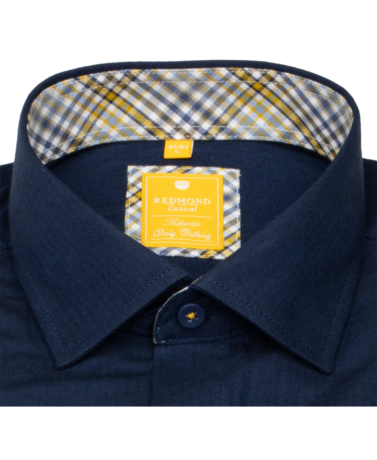 Redmond Hemd - Modern Fit - Kentkragen - Twill - dunkelblau - ohne OVP