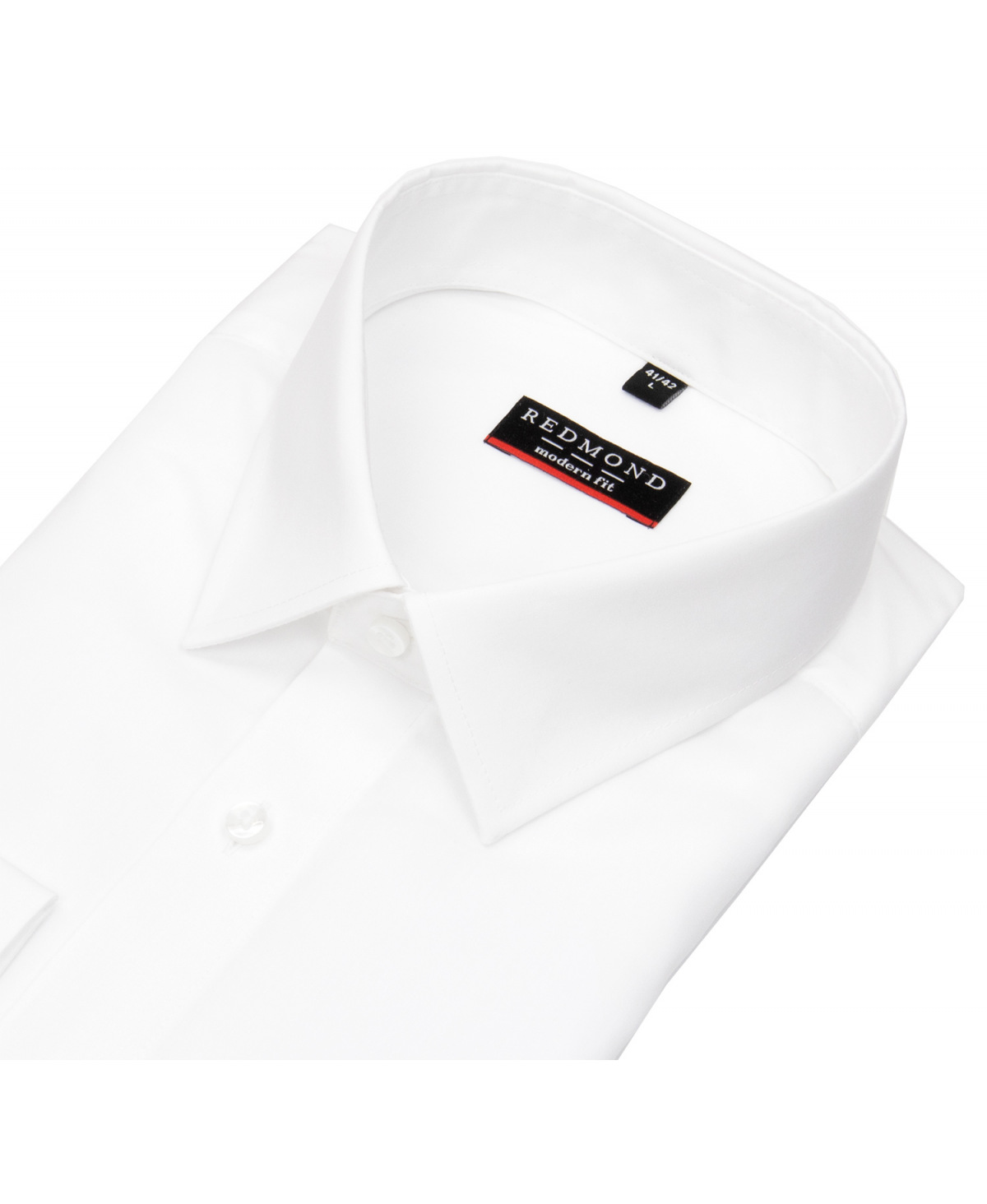Redmond Hemd - Modern Fit - Kentkragen - weiß