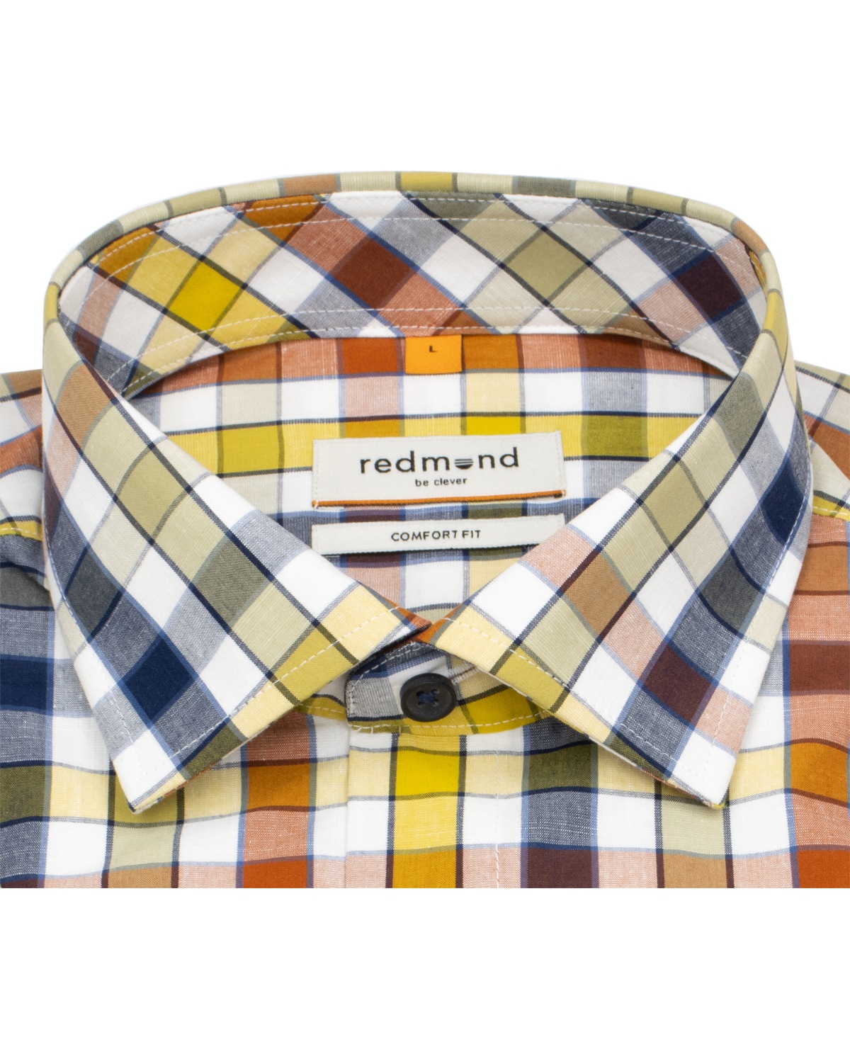 Redmond Kurzarmhemd - Comfort Fit - kariert - mehrfarbig