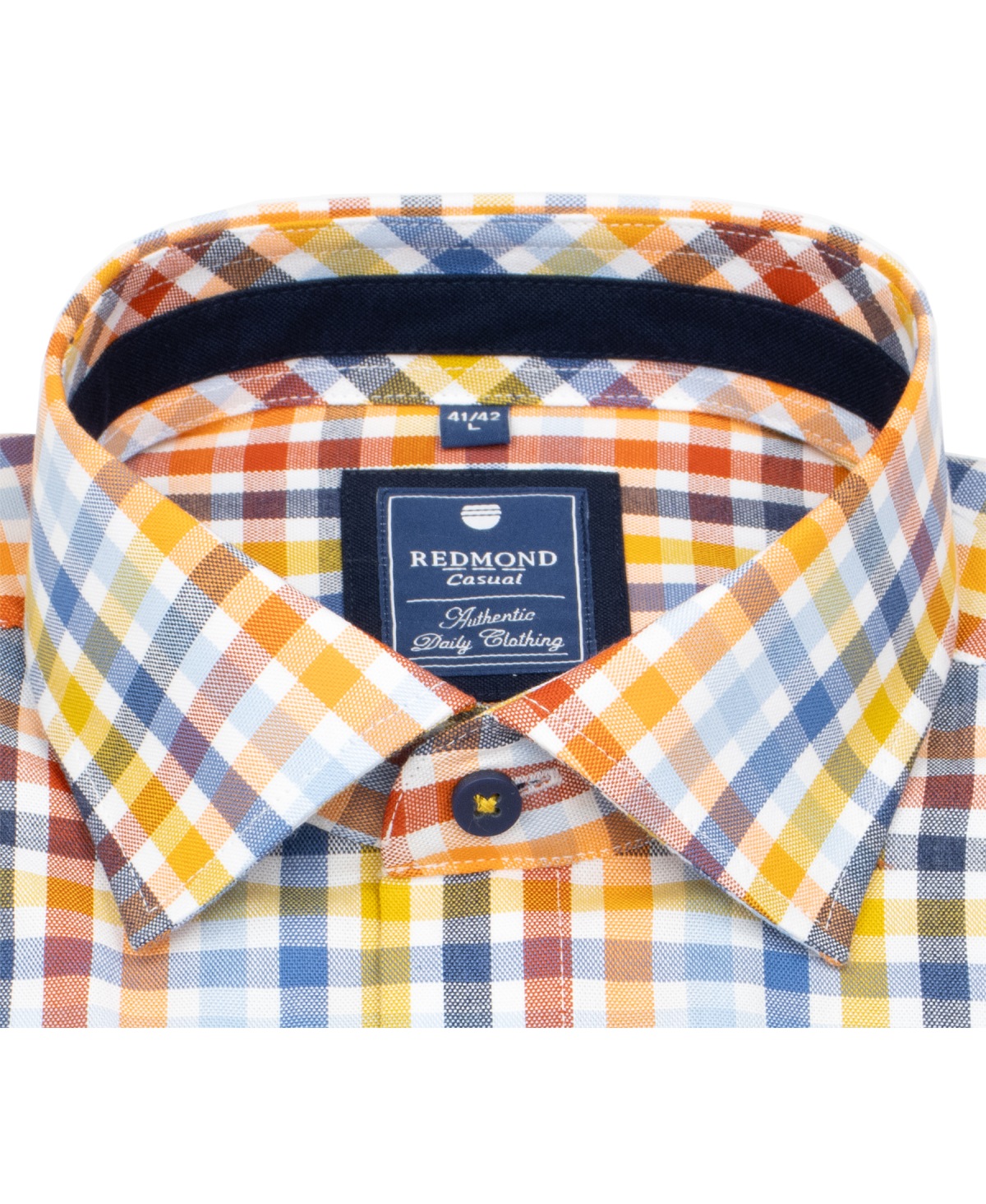 Redmond Kurzarmhemd - Comfort Fit - kariert - mehrfarbig - ohne OVP