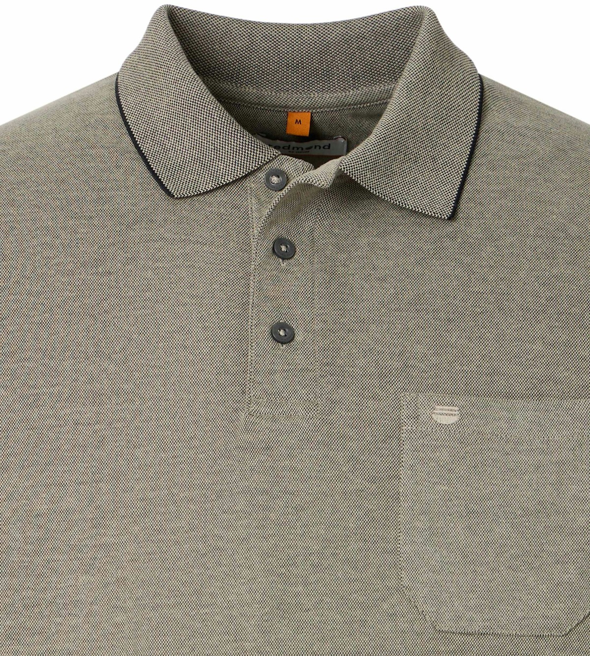 Redmond Poloshirt - Regular Fit - Langarm - Wash and Wear - beige