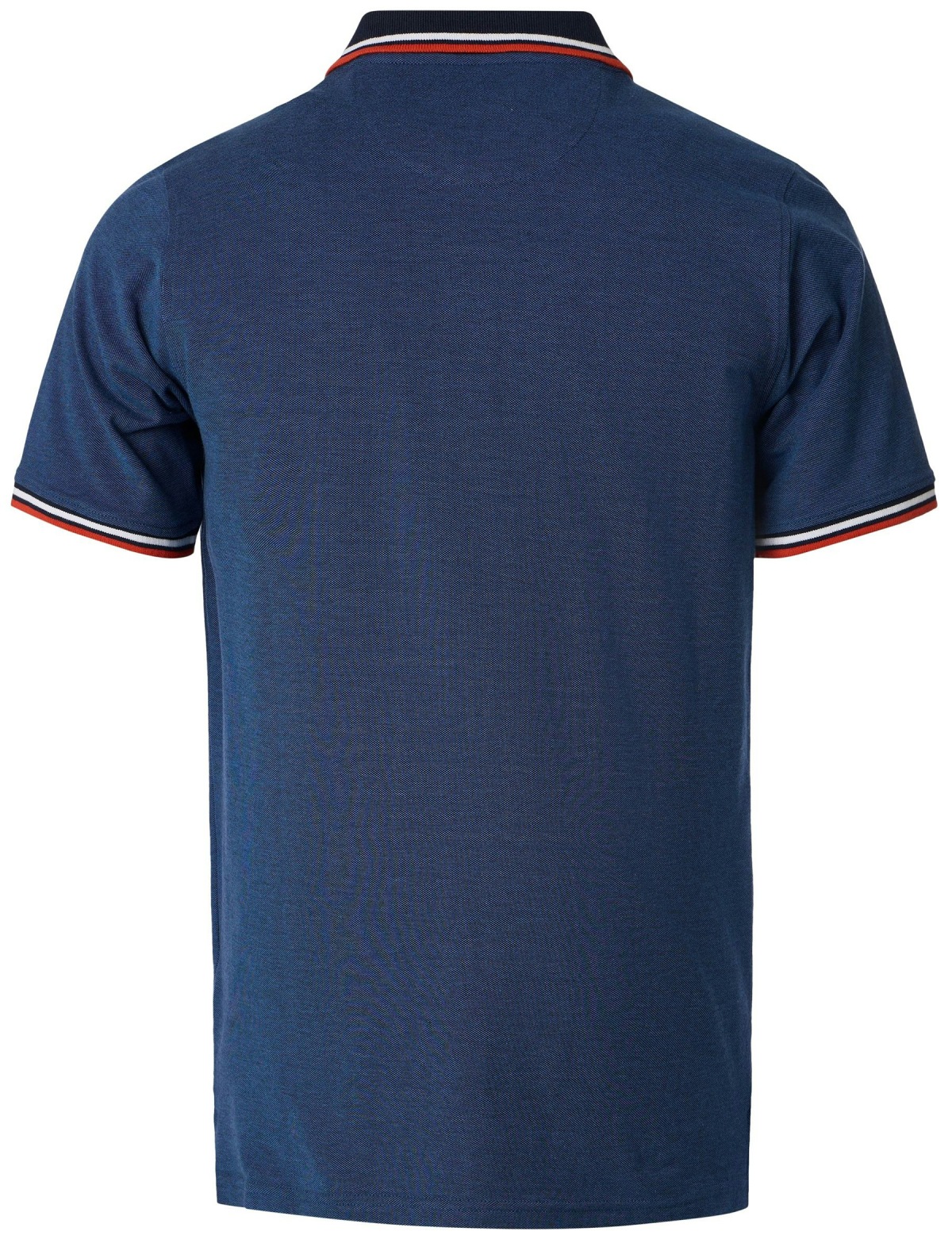 Redmond Poloshirt - Regular Fit - Piqué - Kontrastkragen - blau