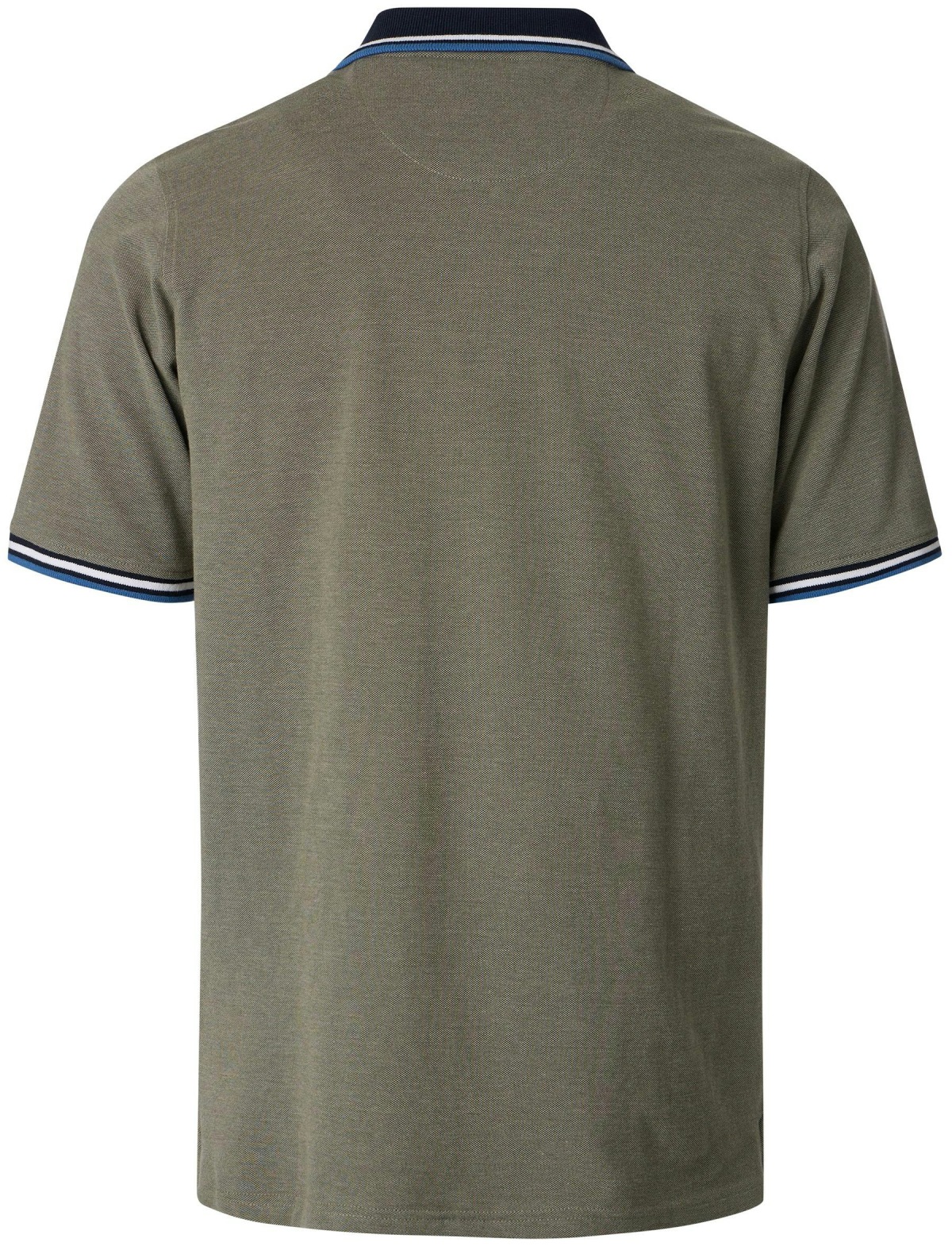 Redmond Poloshirt - Regular Fit - Piqué - Kontrastkragen - grün