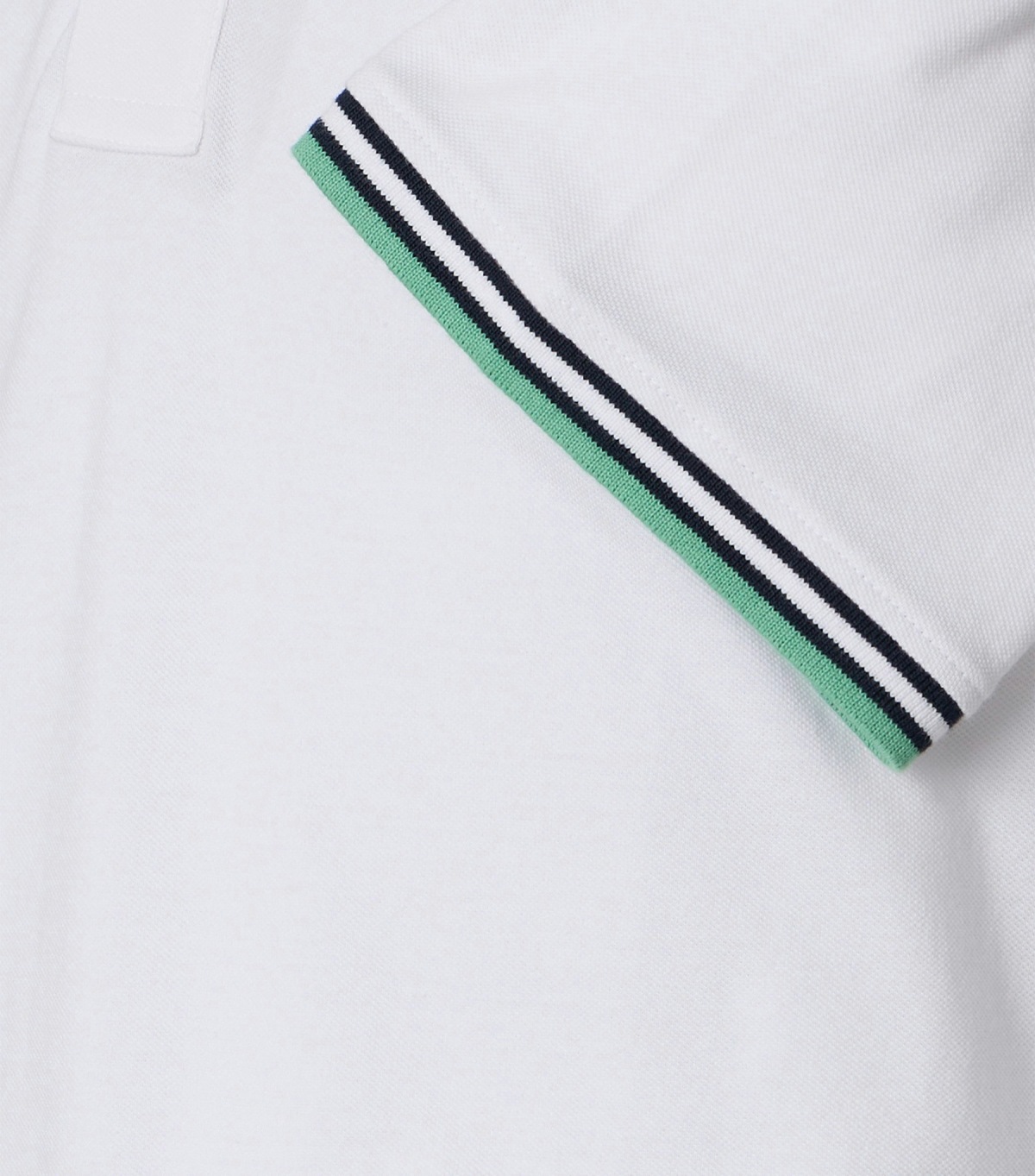 Redmond Poloshirt - Regular Fit - Piqué - Kontrastkragen - weiß