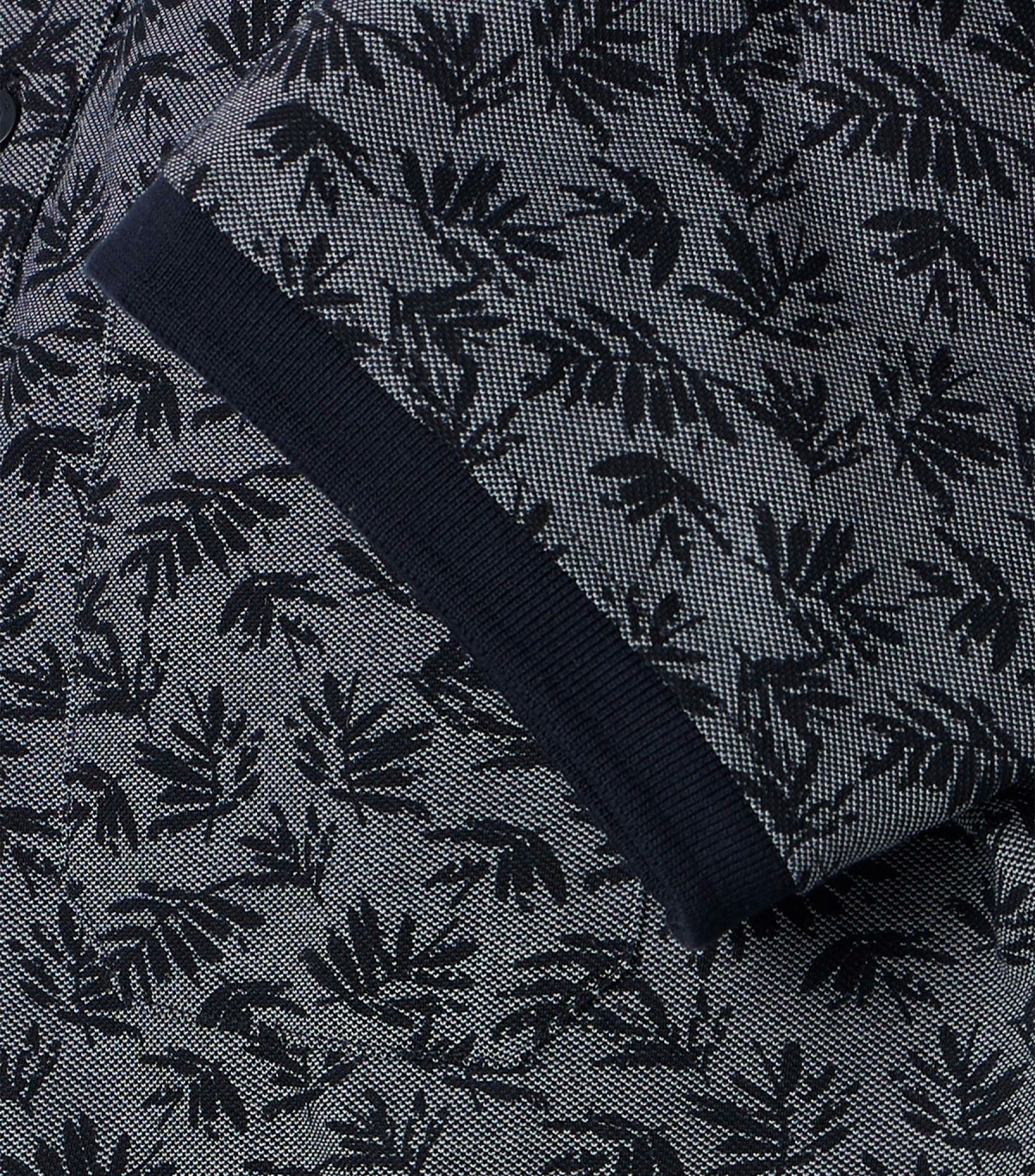 Redmond Poloshirt - Regular Fit - Piqué - Print - dunkelblau
