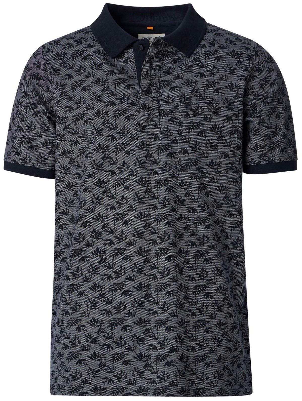 Redmond Poloshirt - Regular Fit - Piqué - Print - dunkelblau