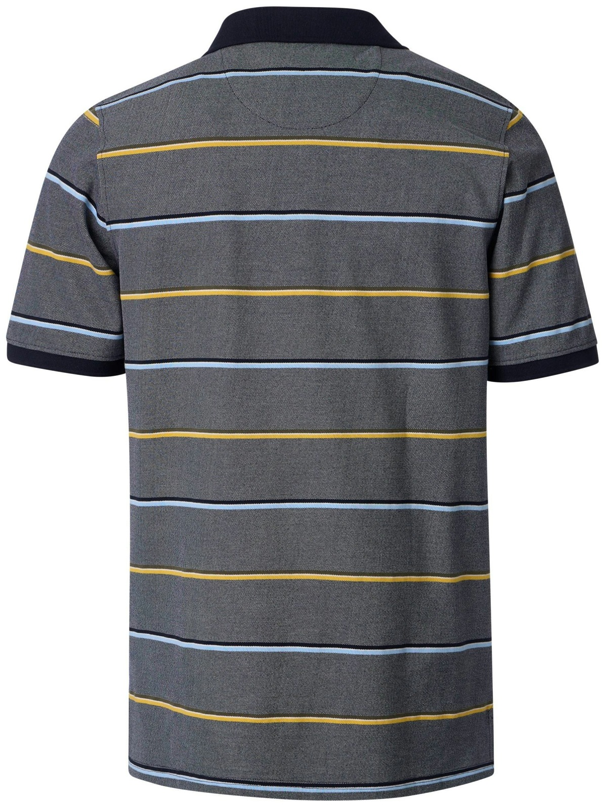 Redmond Poloshirt - Regular Fit - Piqué - Streifen - blau