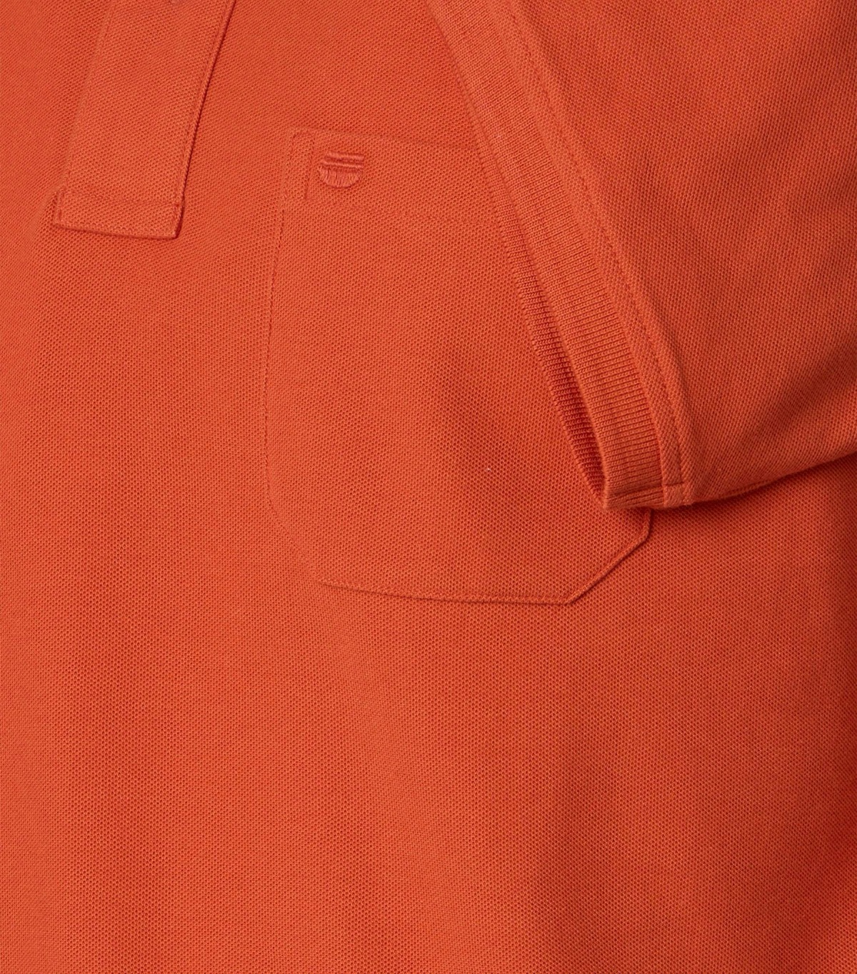 Redmond Poloshirt - Regular Fit - Piqué - terra orange
