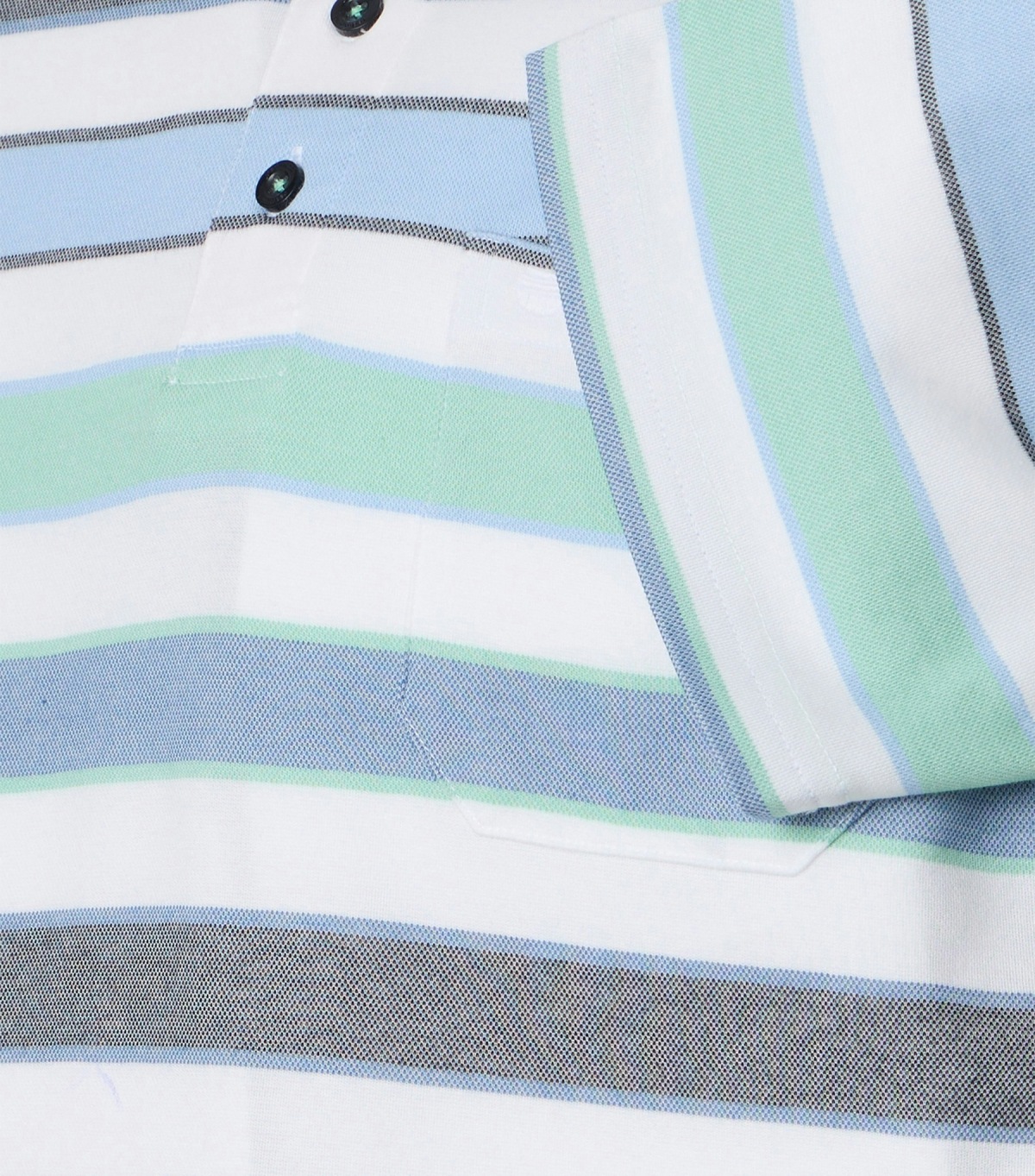 Redmond Poloshirt - Regular Fit - Streifen - grün