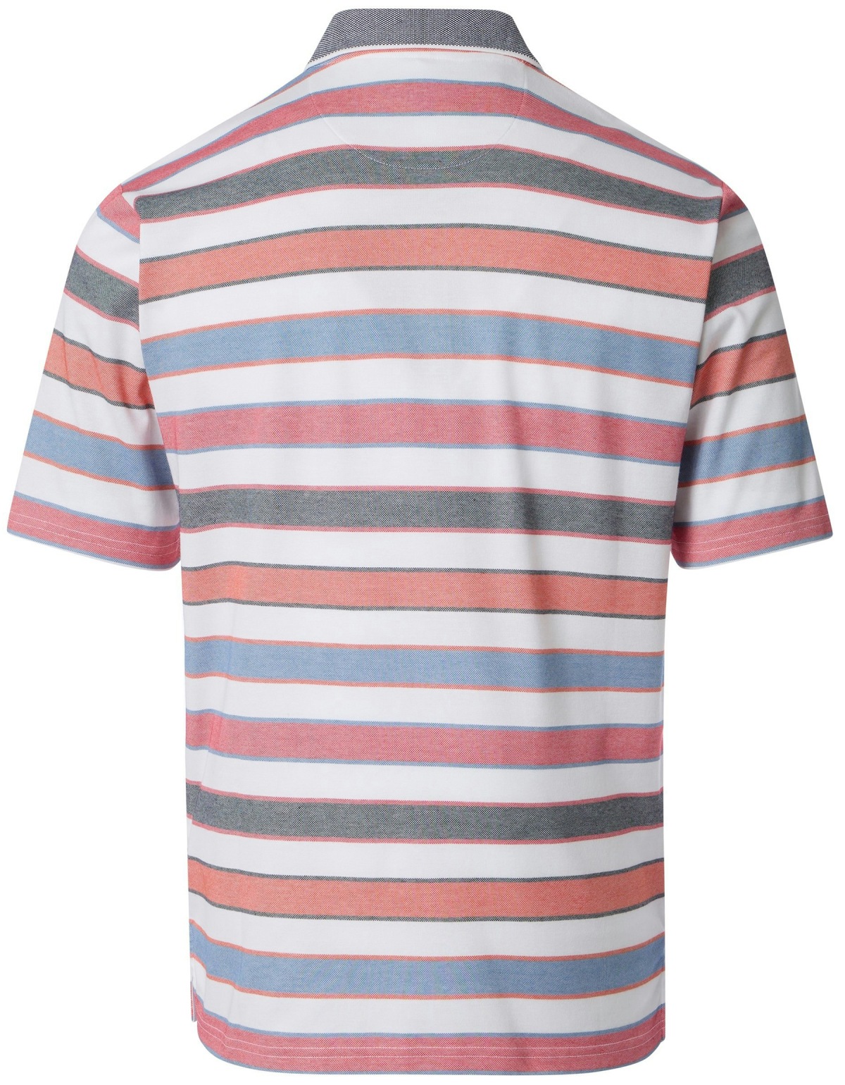 Redmond Poloshirt - Regular Fit - Streifen - rot