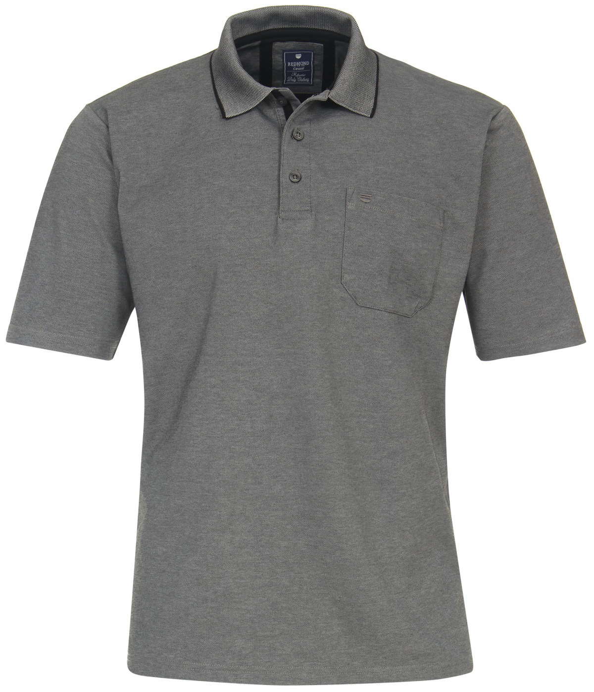 Redmond Poloshirt - Regular Fit - Wash and Wear - grau