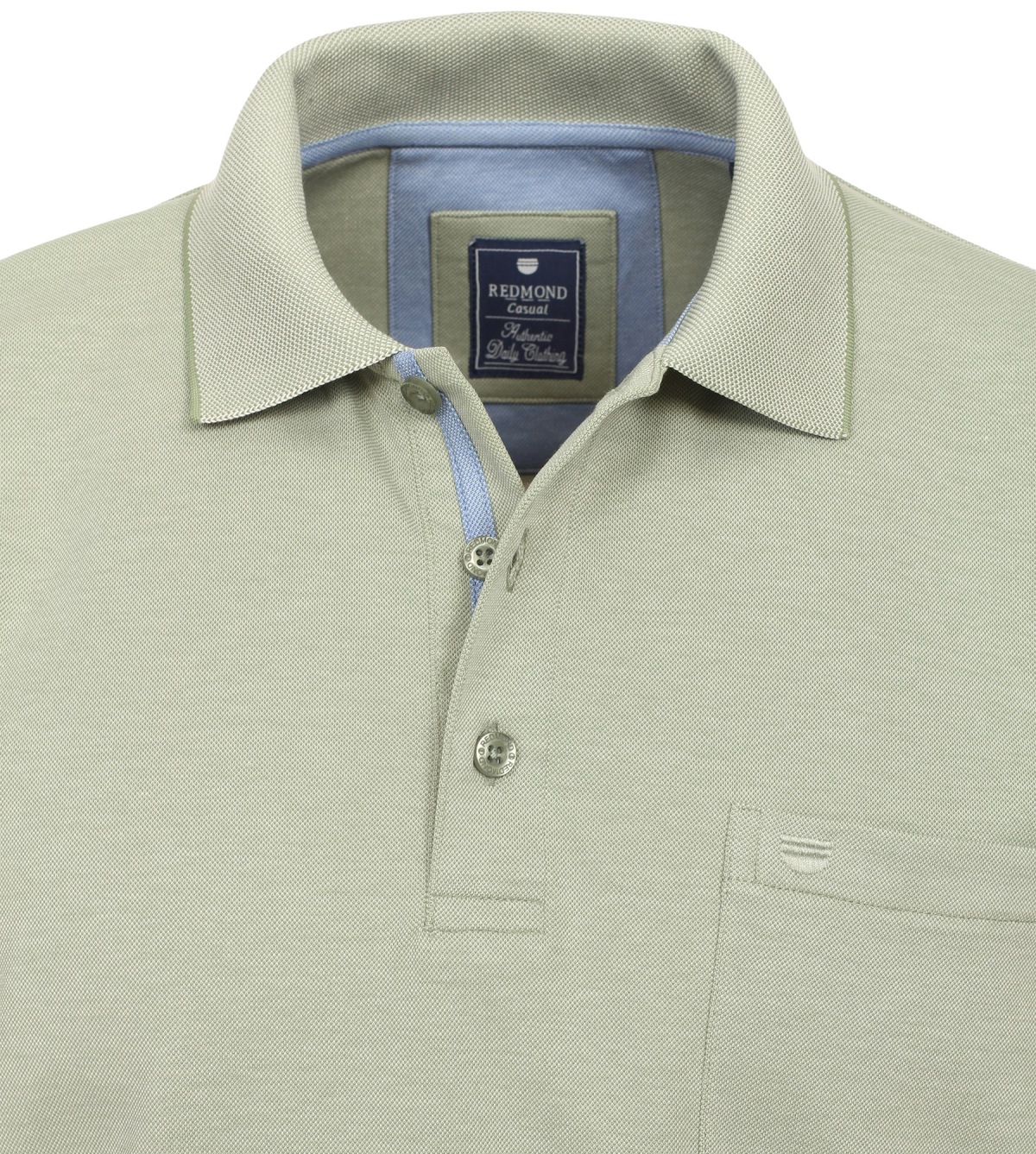 Redmond Poloshirt - Regular Fit - Wash and Wear - hellgrün