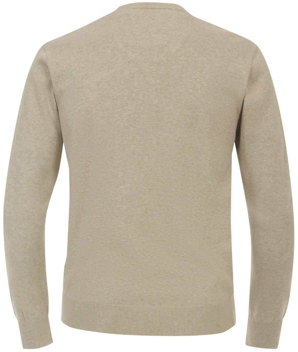 Redmond Pullover - Rundhals-Ausschnitt - beige