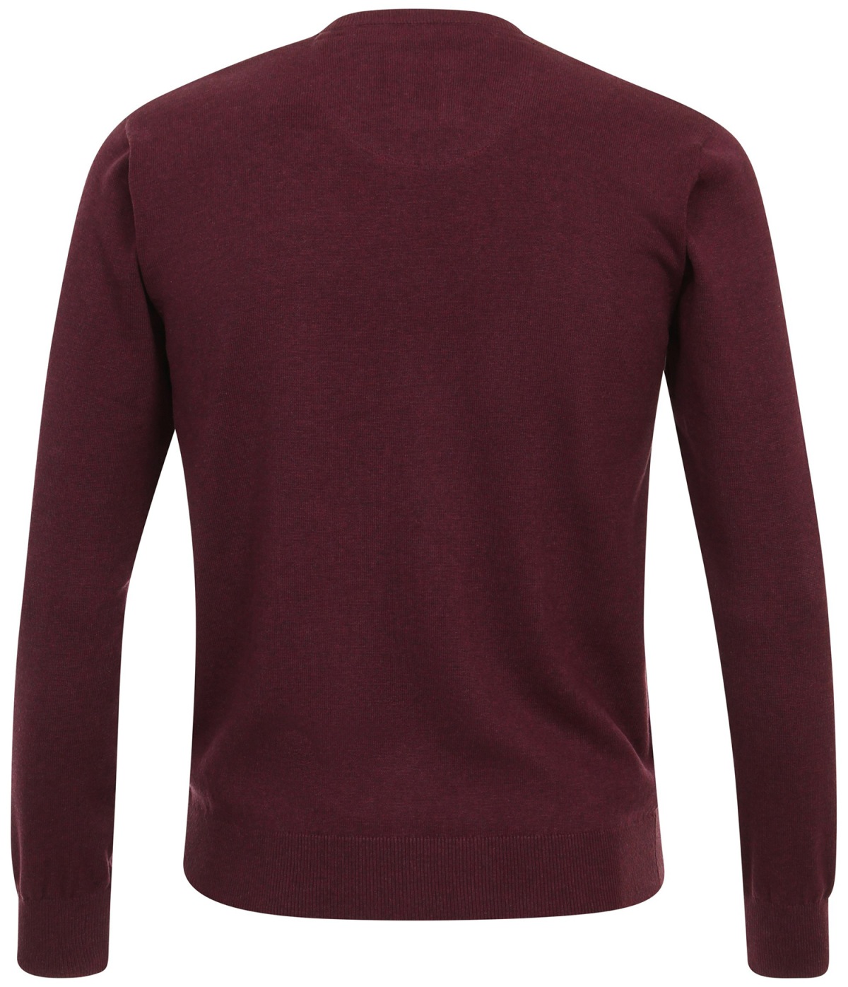 Redmond Pullover - Rundhals-Ausschnitt - bordeauxrot