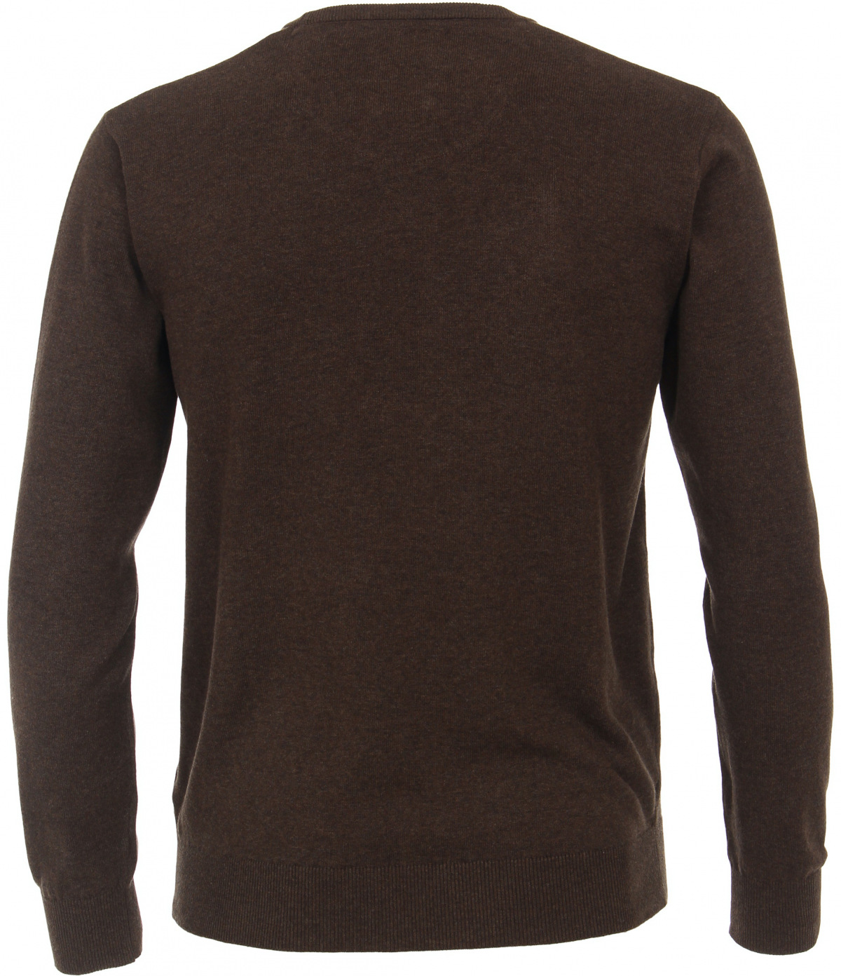 Redmond Pullover - Rundhals-Ausschnitt - braun