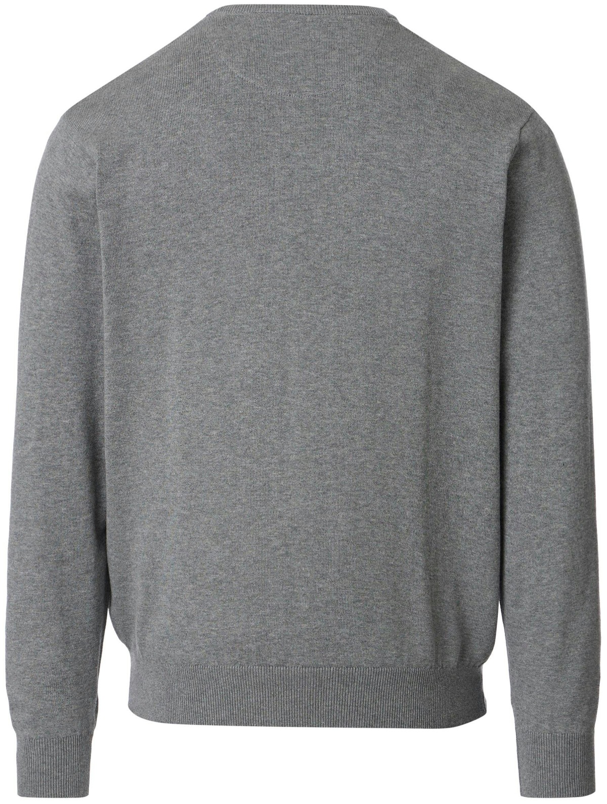 Redmond Pullover - Rundhals-Ausschnitt - grau