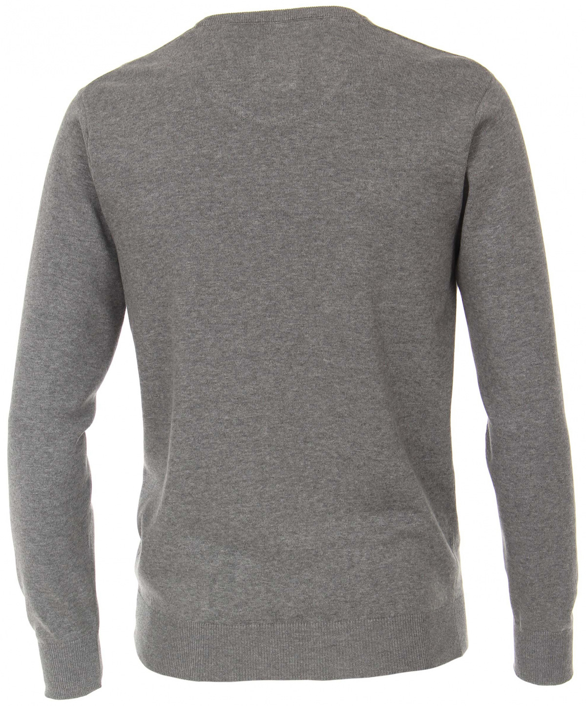Redmond Pullover - Rundhals-Ausschnitt - grau