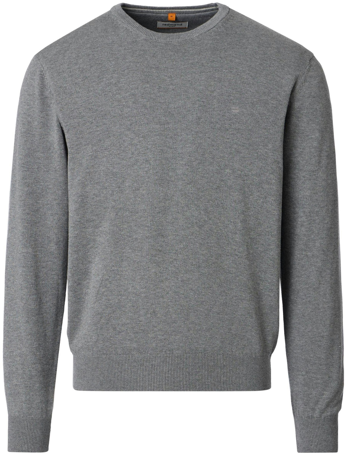Redmond Pullover - Rundhals-Ausschnitt - grau