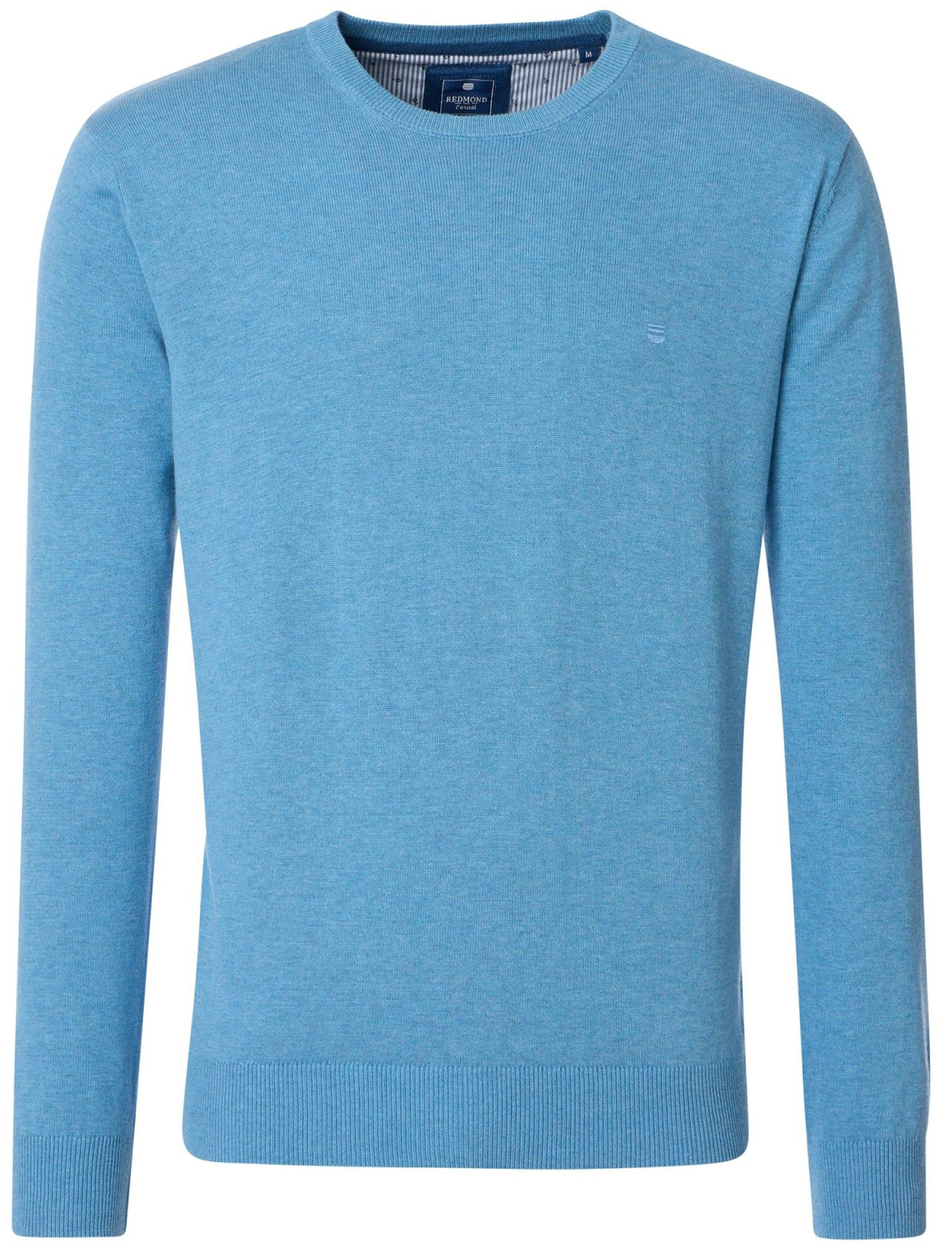 Redmond Pullover - Rundhals-Ausschnitt - hellblau