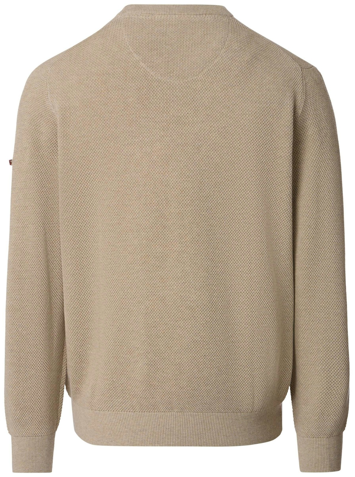 Redmond Sweater - Crew Neck - Textured - beige