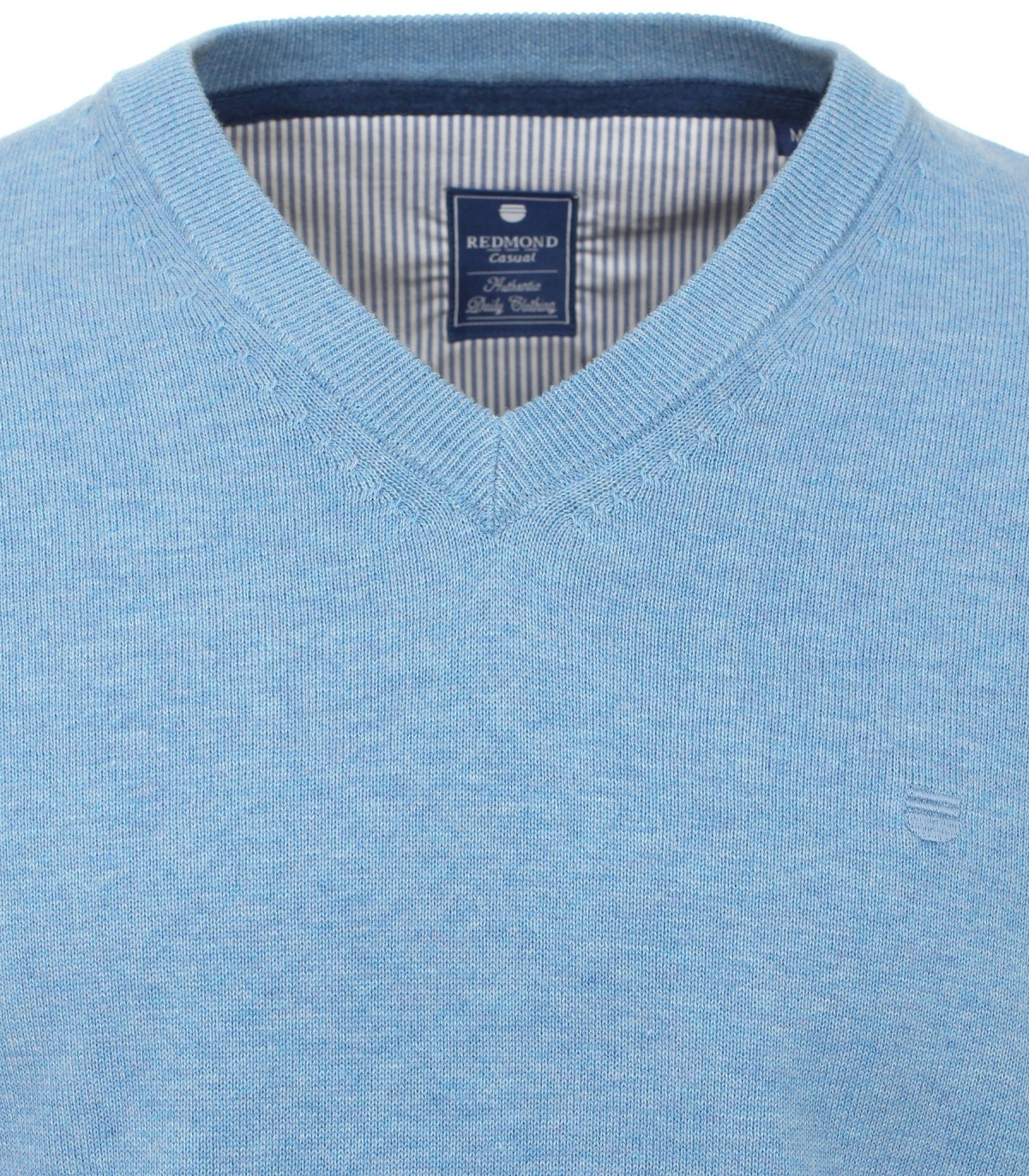 Redmond Pullover - V-Ausschnitt - hellblau