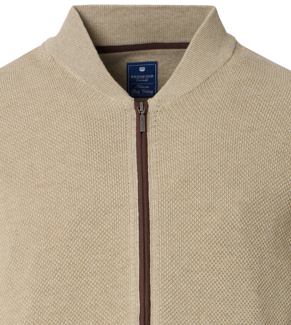 Redmond Strickjacke / Cardigan - Struktur - beige