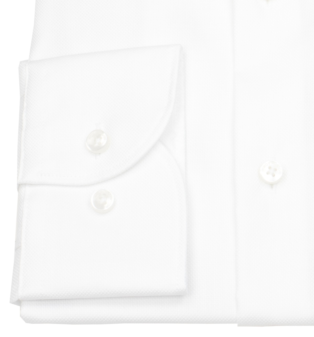 Roy Robson Hemd - Slim Fit - Kentkragen - Struktur - weiß - ohne OVP