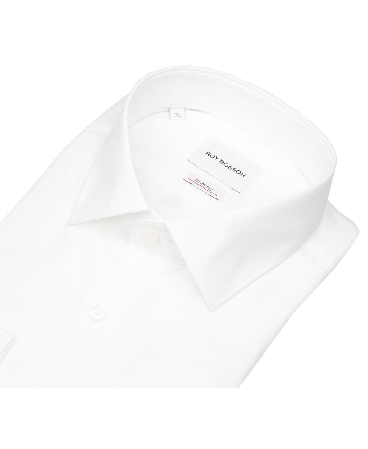 Roy Robson Hemd - Slim Fit - Kentkragen - weiß - ohne OVP