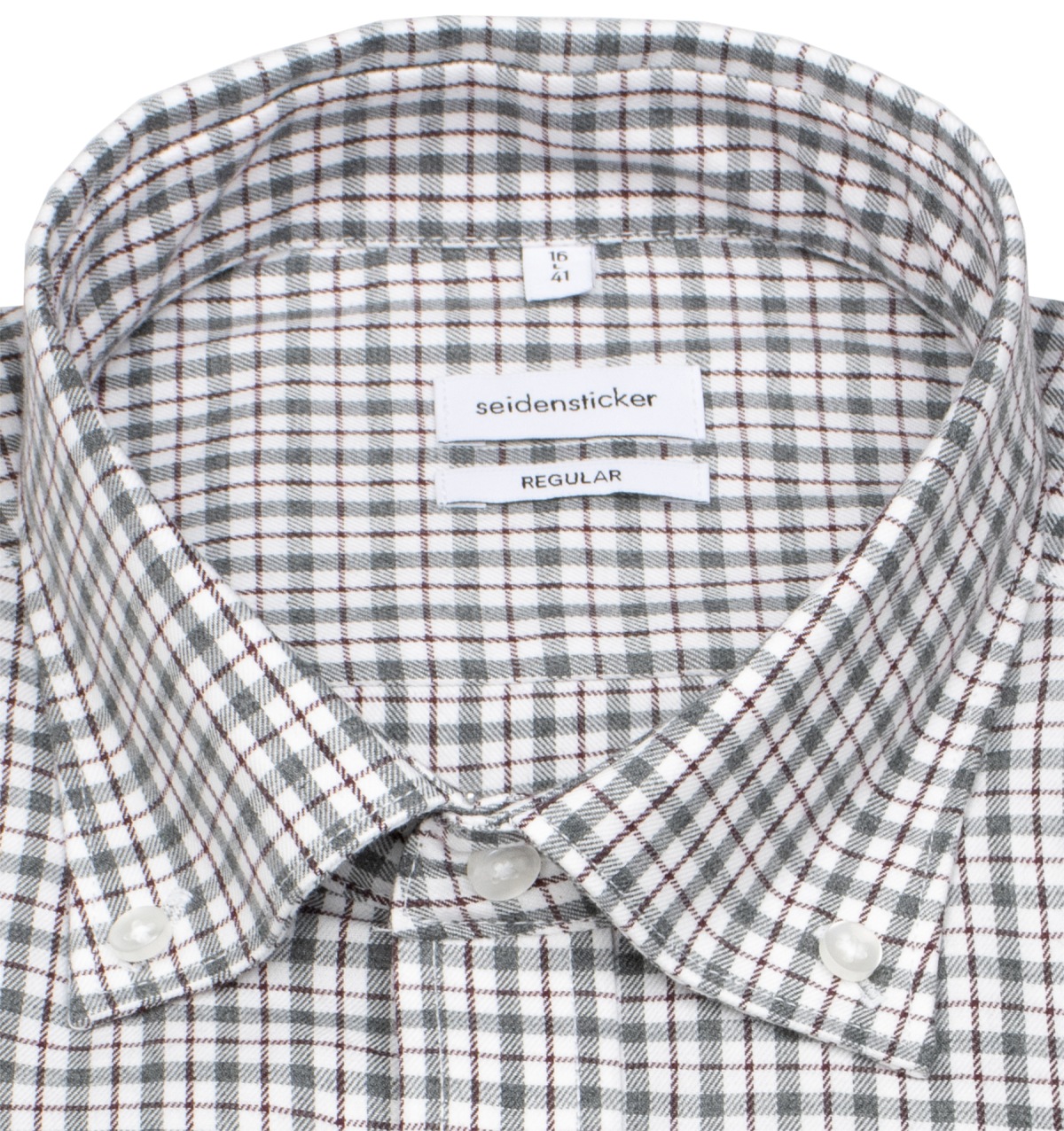 Seidensticker Hemd - Regular Fit - Button Down - kariert - mehrfarbig