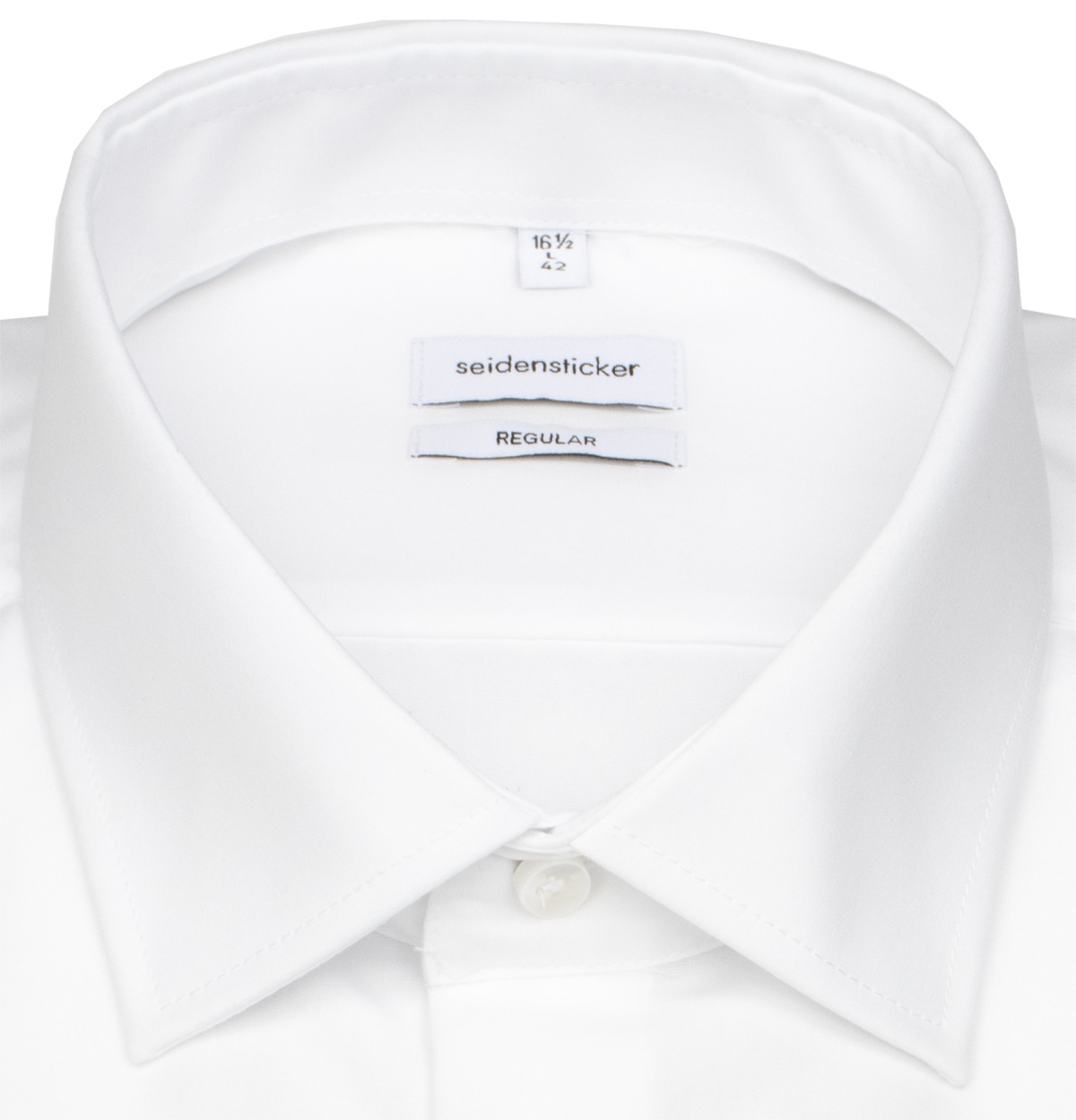 Seidensticker Hemd - Regular Fit - Kentkragen - weiß - extra langer Arm 70cm