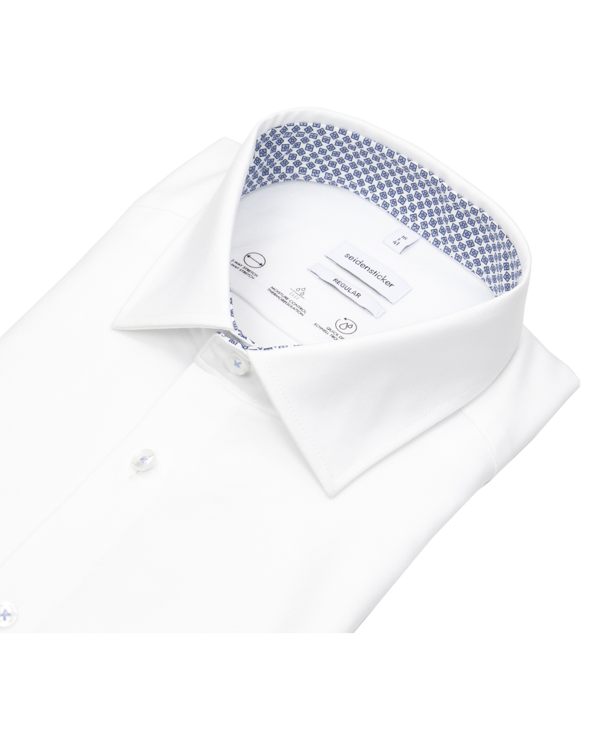 Seidensticker Hemd - Regular Fit - Performance Shirt - weiß