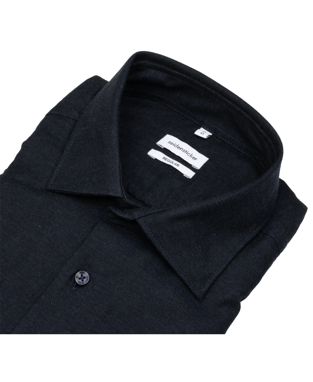 Seidensticker Hemd - Regular Fit - Twill - extra blickdicht - dunkelblau