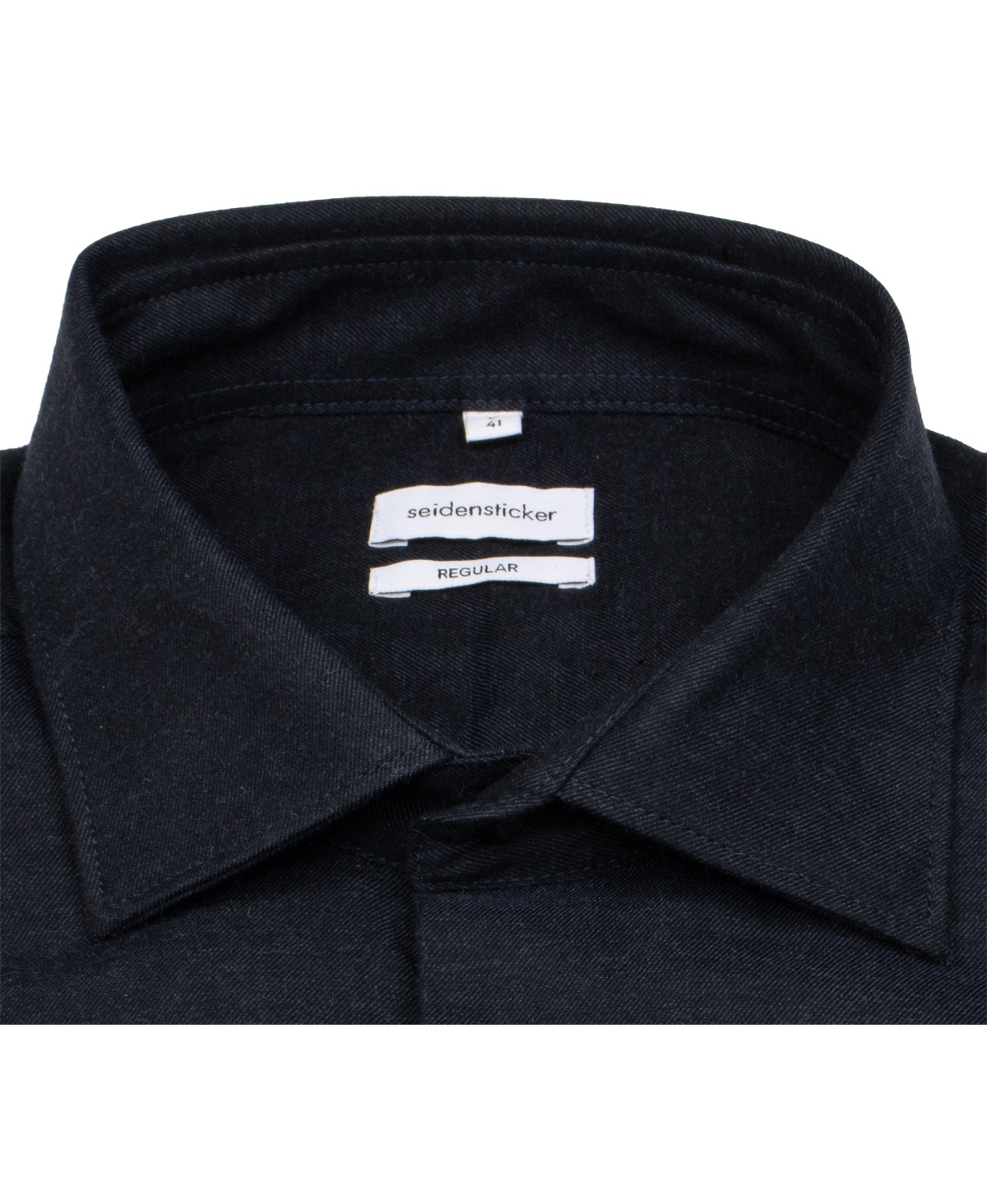 Seidensticker Hemd - Regular Fit - Twill - extra blickdicht - dunkelblau