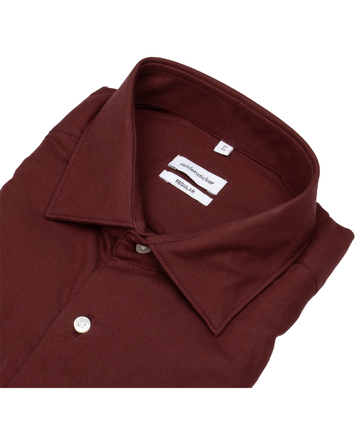 Seidensticker Hemd - Regular Fit - Twill - extra blickdicht - rot - ohne OVP