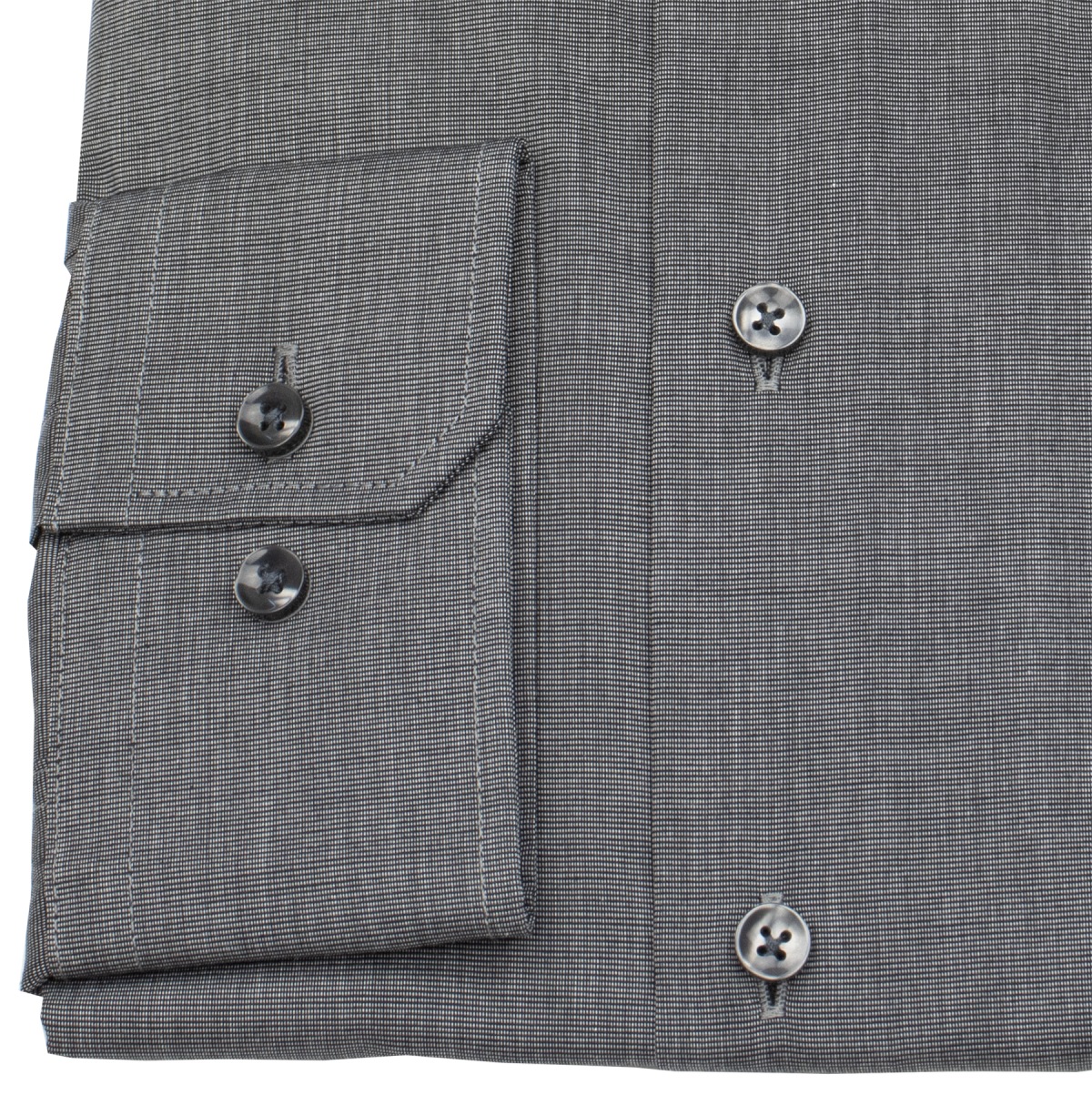 Seidensticker Hemd - Shaped Fit - Fil-a-Fil - anthrazit