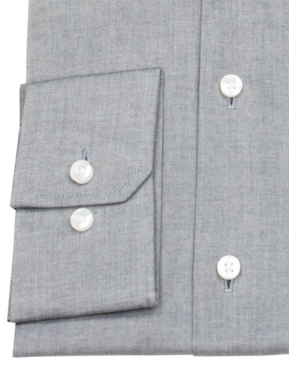 Seidensticker Hemd - Slim Fit - Kentkragen - Chambray - grau - ohne OVP