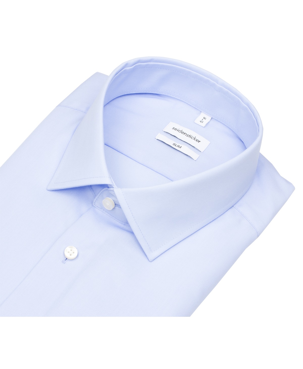 Seidensticker Chemise - Slim Fit - col Kent - bleu clair