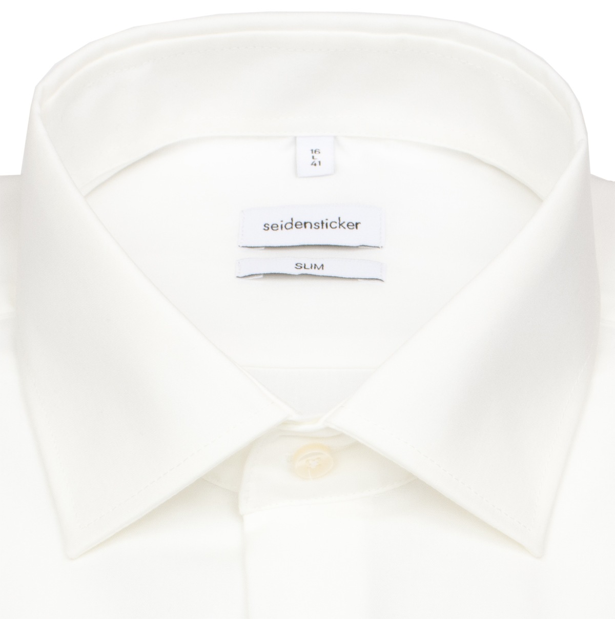 Seidensticker Hemd - Slim Fit - Kentkragen - helles beige