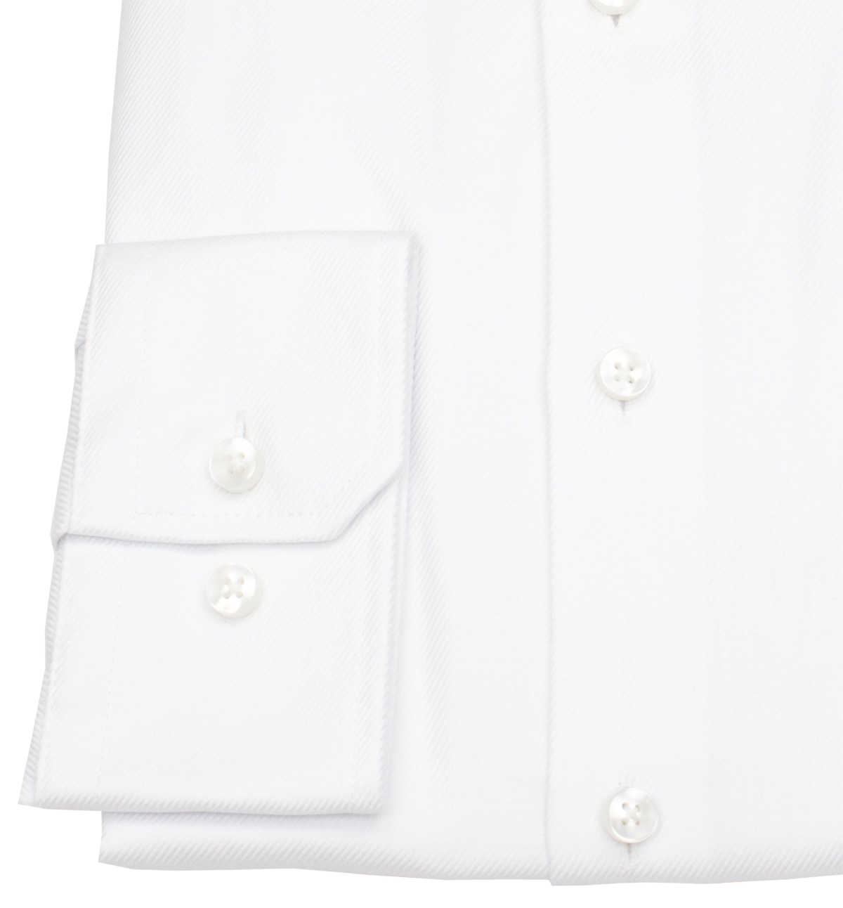Seidensticker Chemise - Slim Fit - col Kent - structure twill - blanc