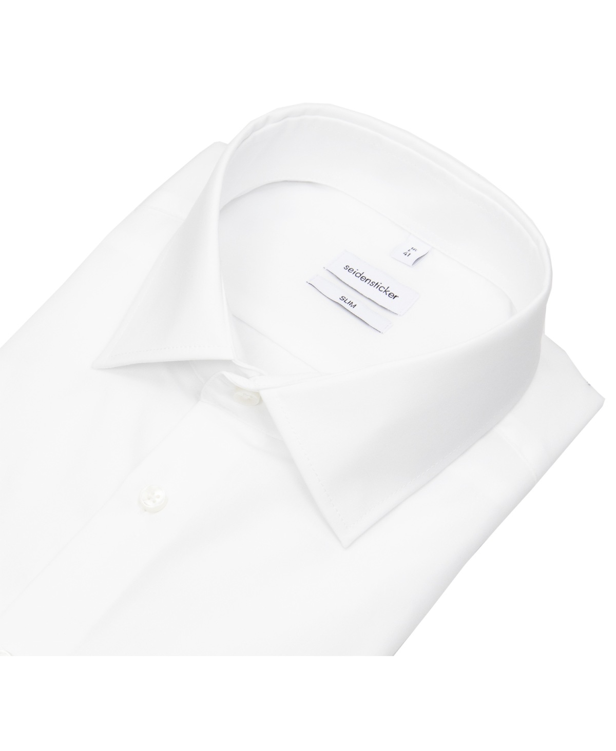 Seidensticker Hemd - Slim Fit - Kentkragen - weiß - extra langer Arm 70cm