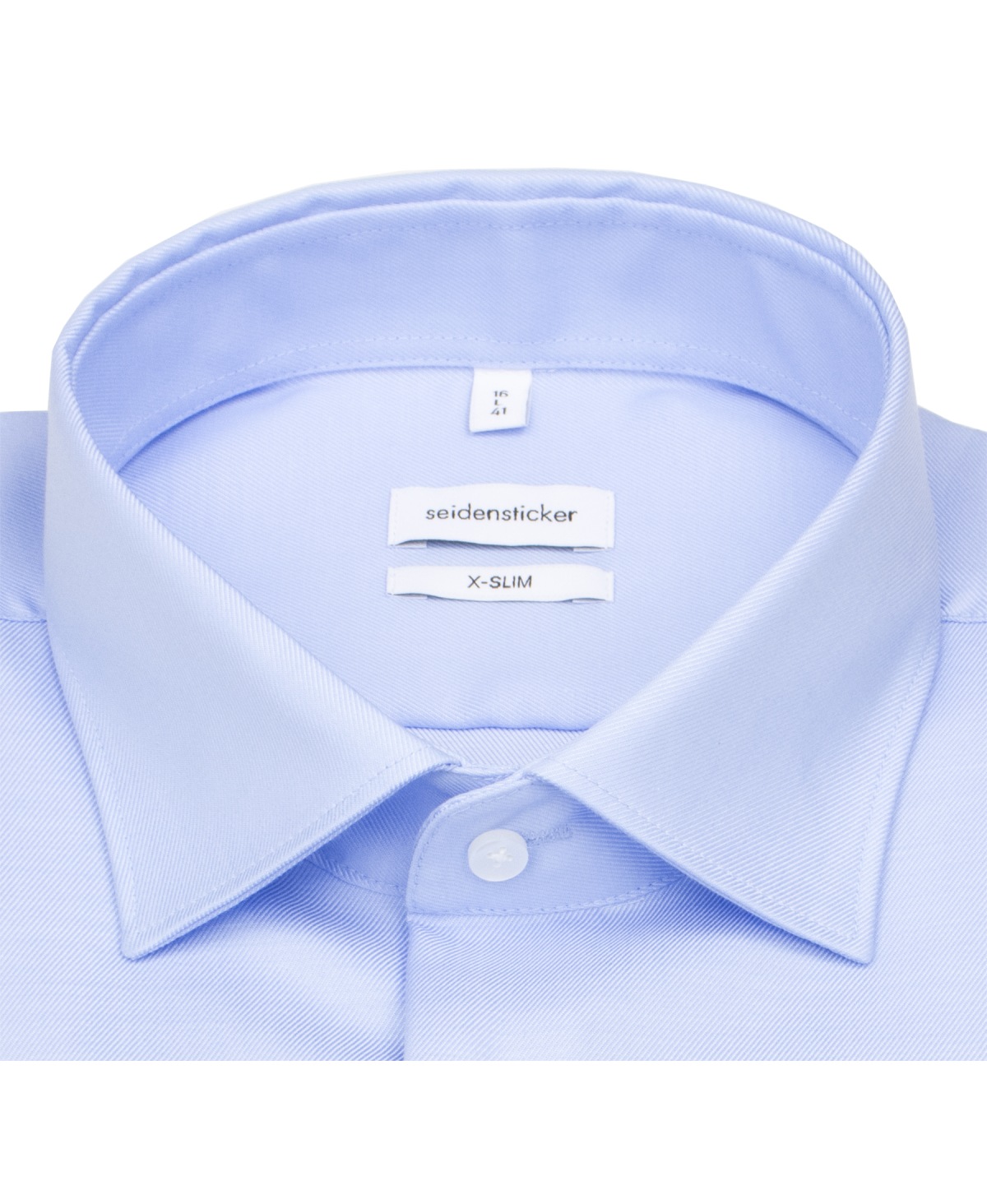 Seidensticker Hemd - X-Slim Fit - Kentkragen - Feintwill - hellblau