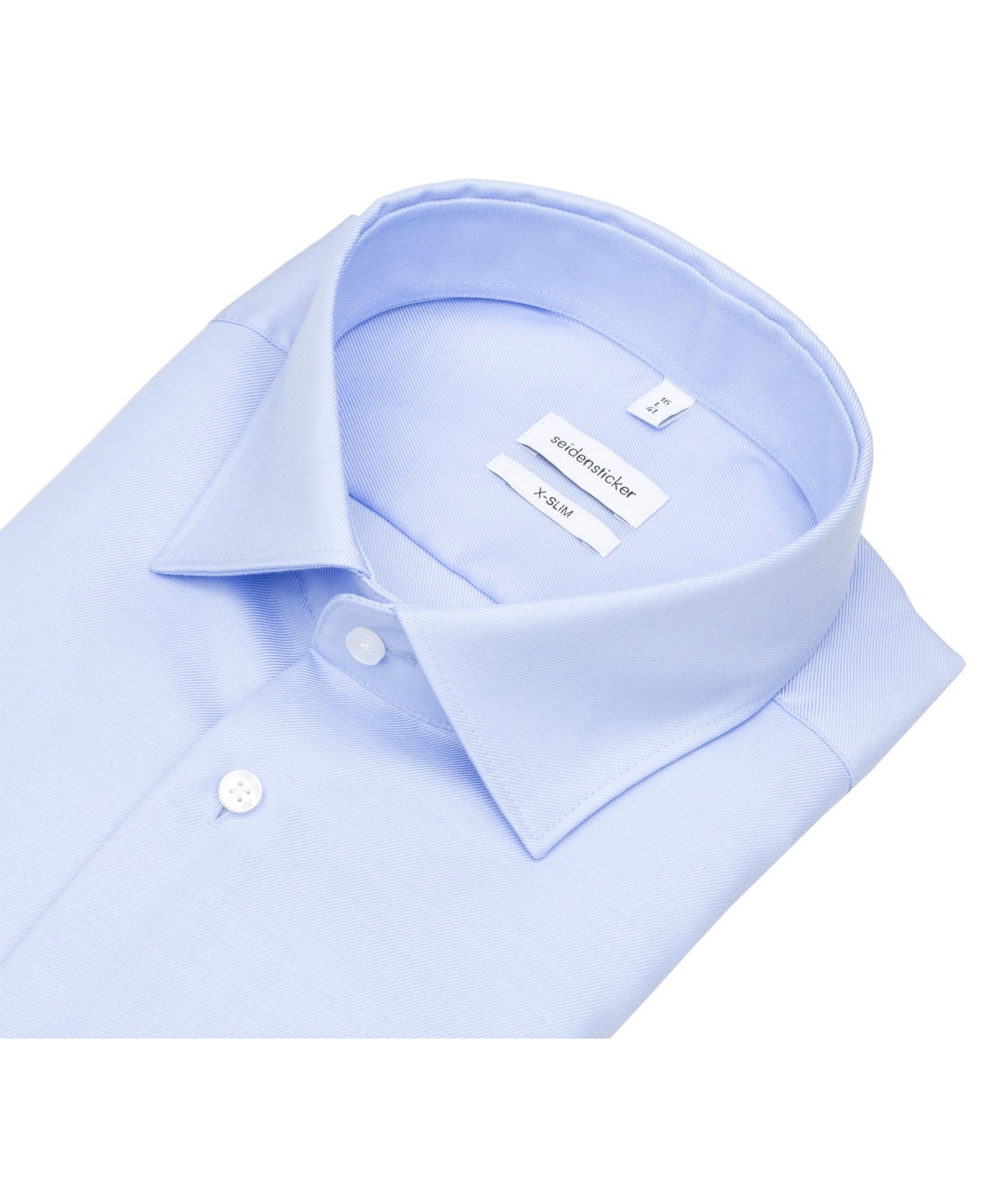 Seidensticker Hemd - X-Slim Fit - Kentkragen - Feintwill - hellblau