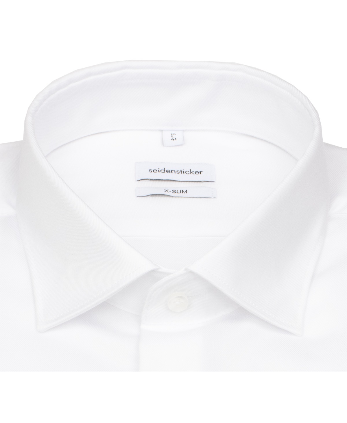 Seidensticker Hemd - X-Slim Fit - Kentkragen - Feintwill - weiß