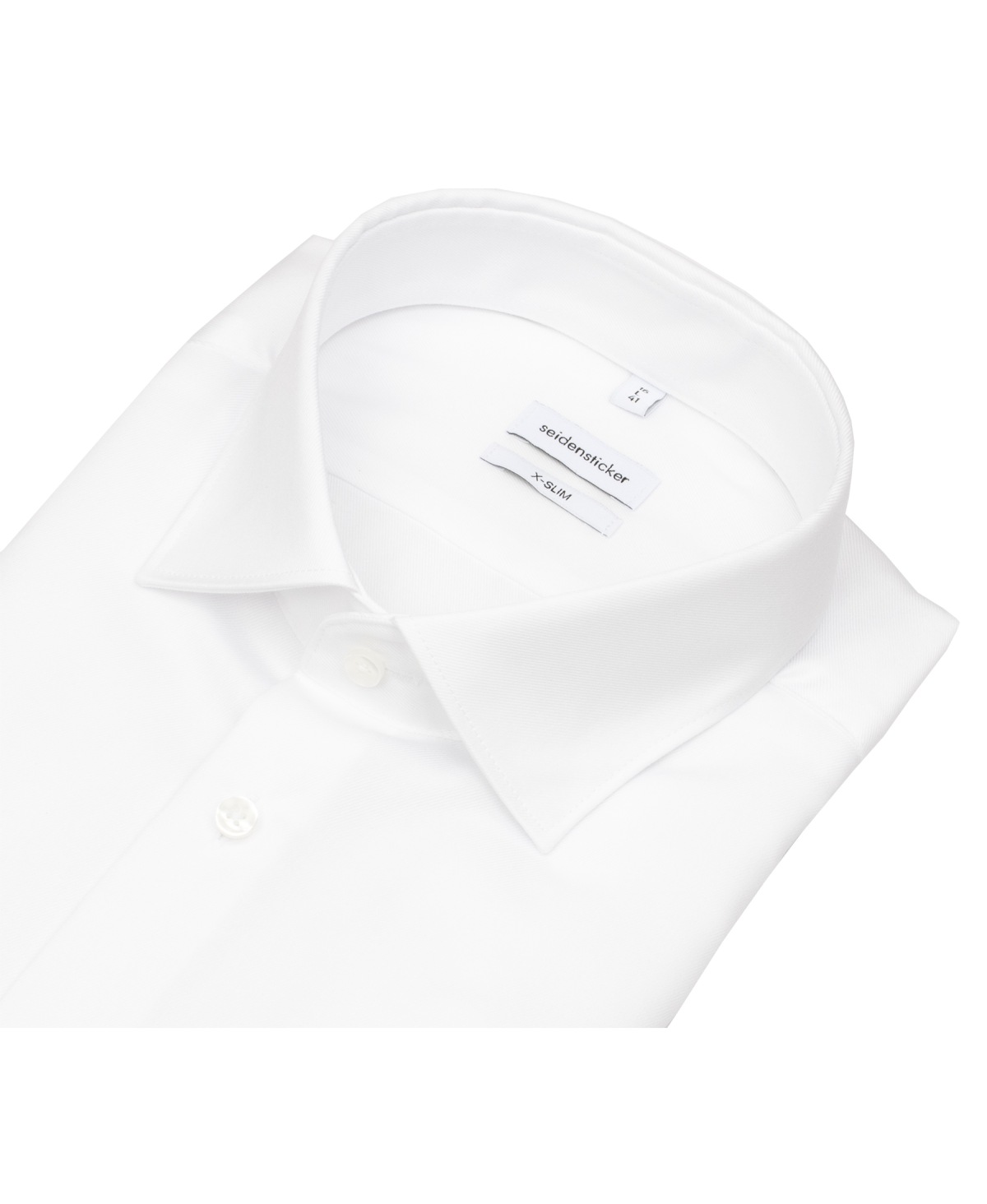 Seidensticker Hemd - X-Slim Fit - Kentkragen - Feintwill - weiß