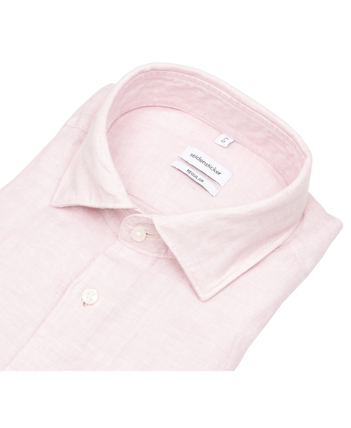 Seidensticker Leinenhemd - Regular Fit - rosé