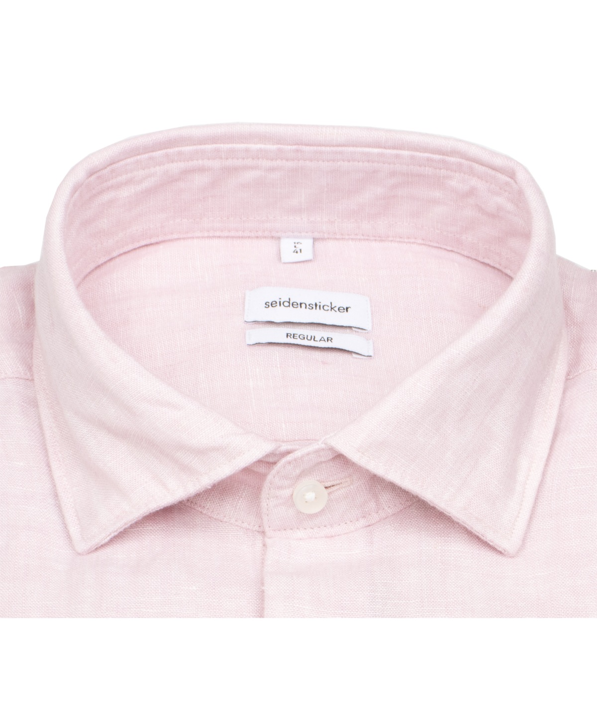 Seidensticker Leinenhemd - Regular Fit - rosé